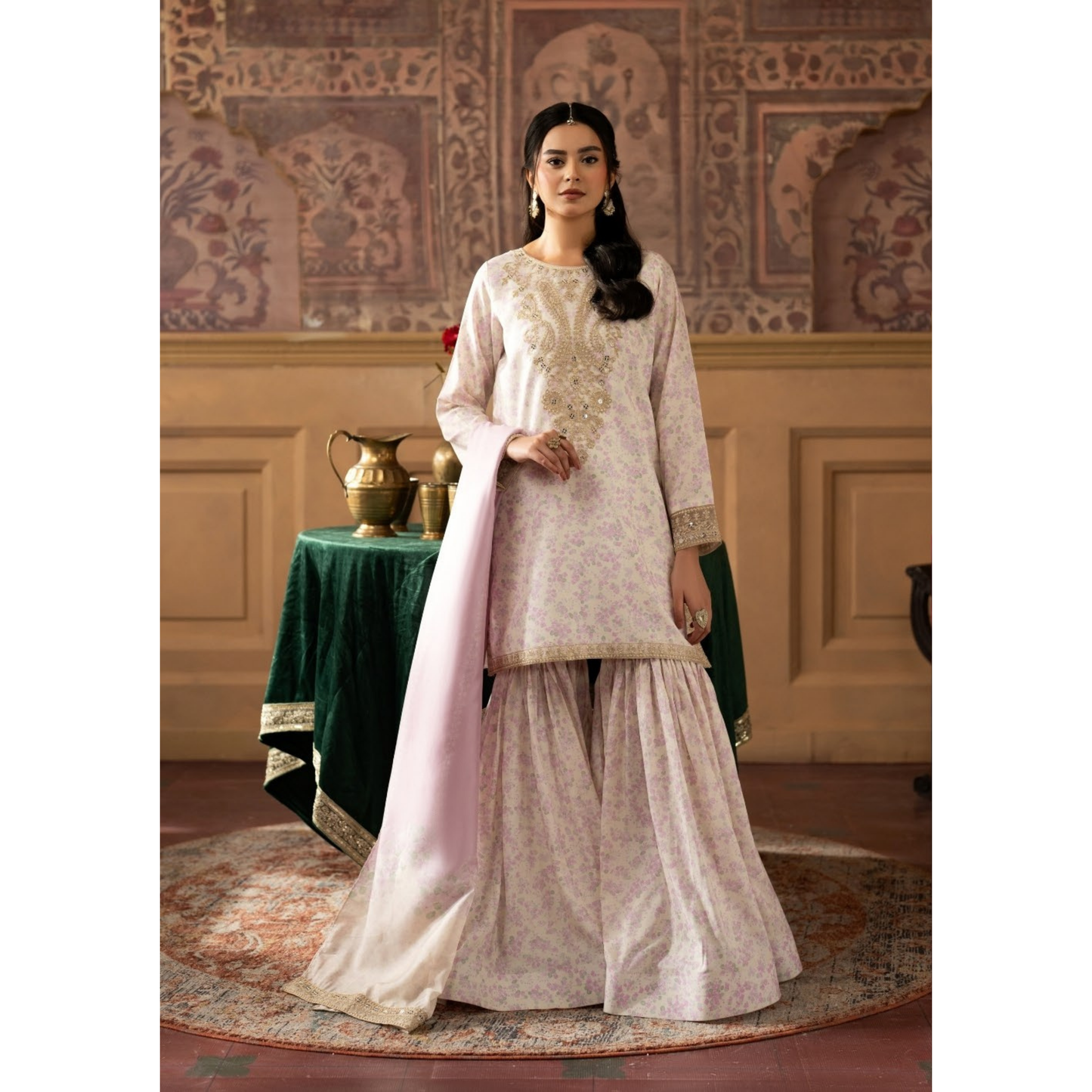 Luxury Embroidered Printed Cotton Silk Collection | Ready to Esra | Esra fashion