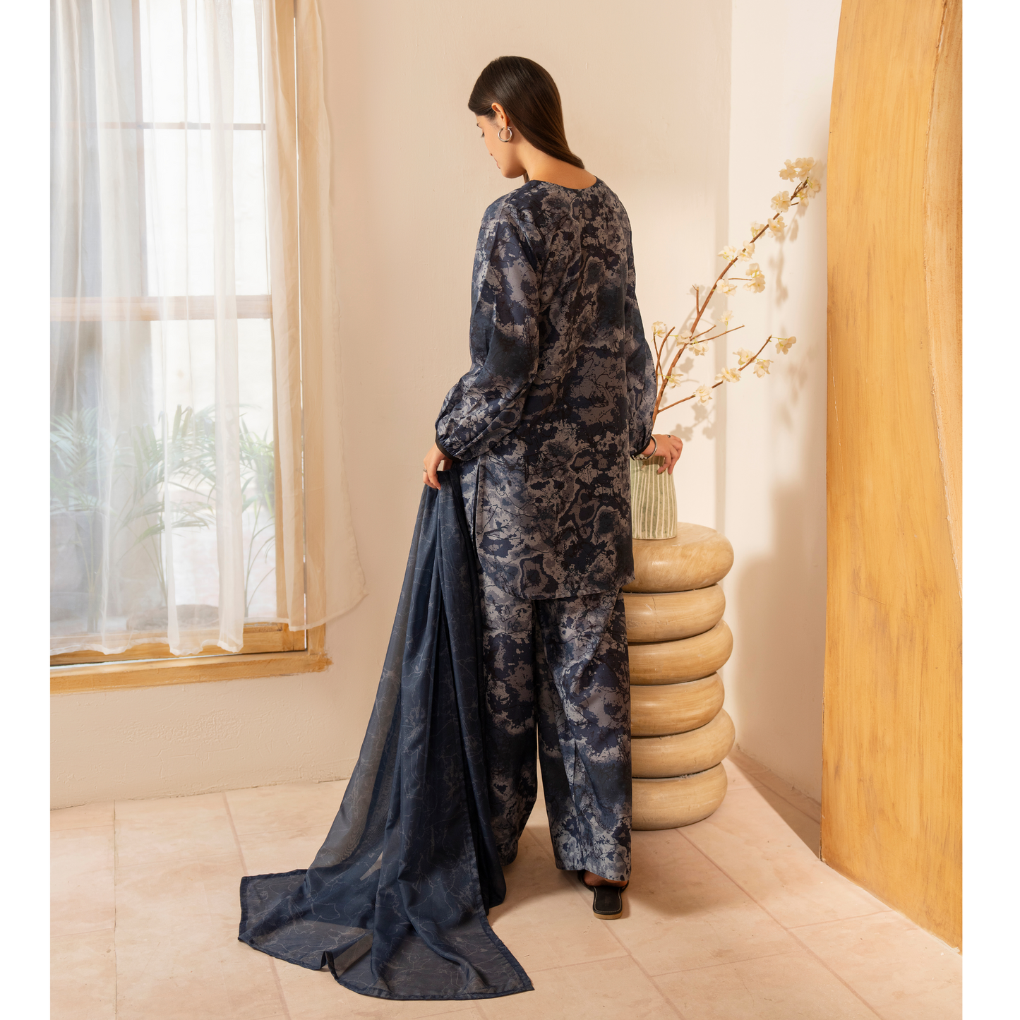 UCA-25 "Janaan" Viscose Silk 3 Pc Collection by Casuallite