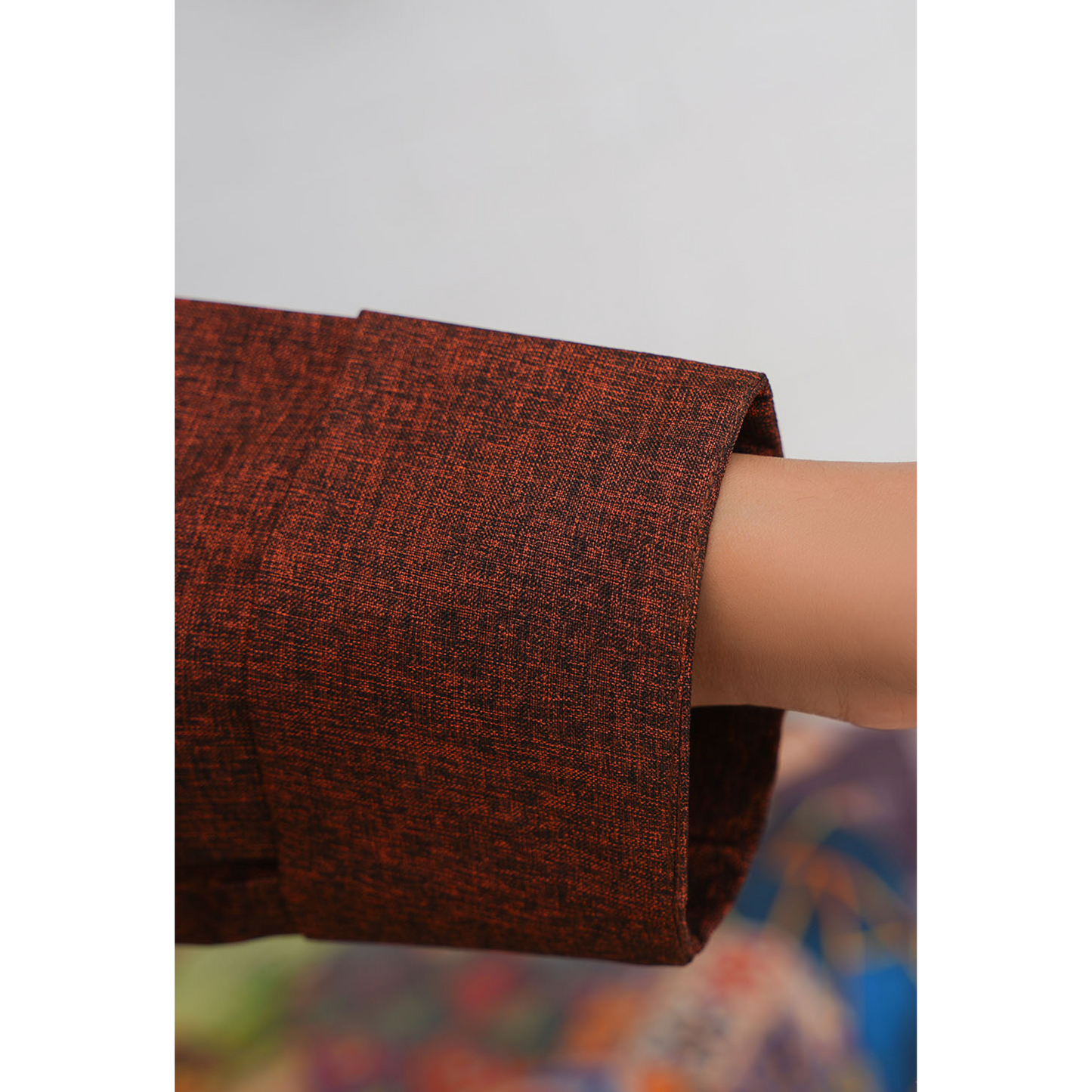 UA-31 2 Plain Boski Linen Pakistani Co-Ords Set | Ready to Wear | UMNAA