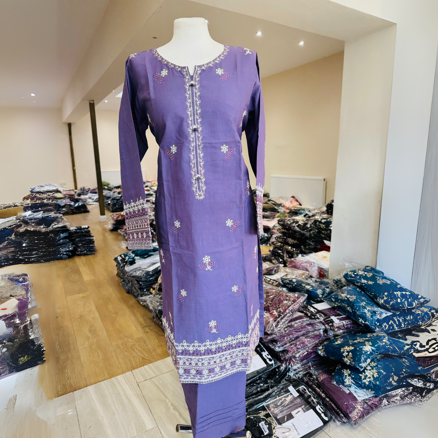 2 Pc Embroidered Khaddar Co-Ord Set | Ready to wear| Hayats