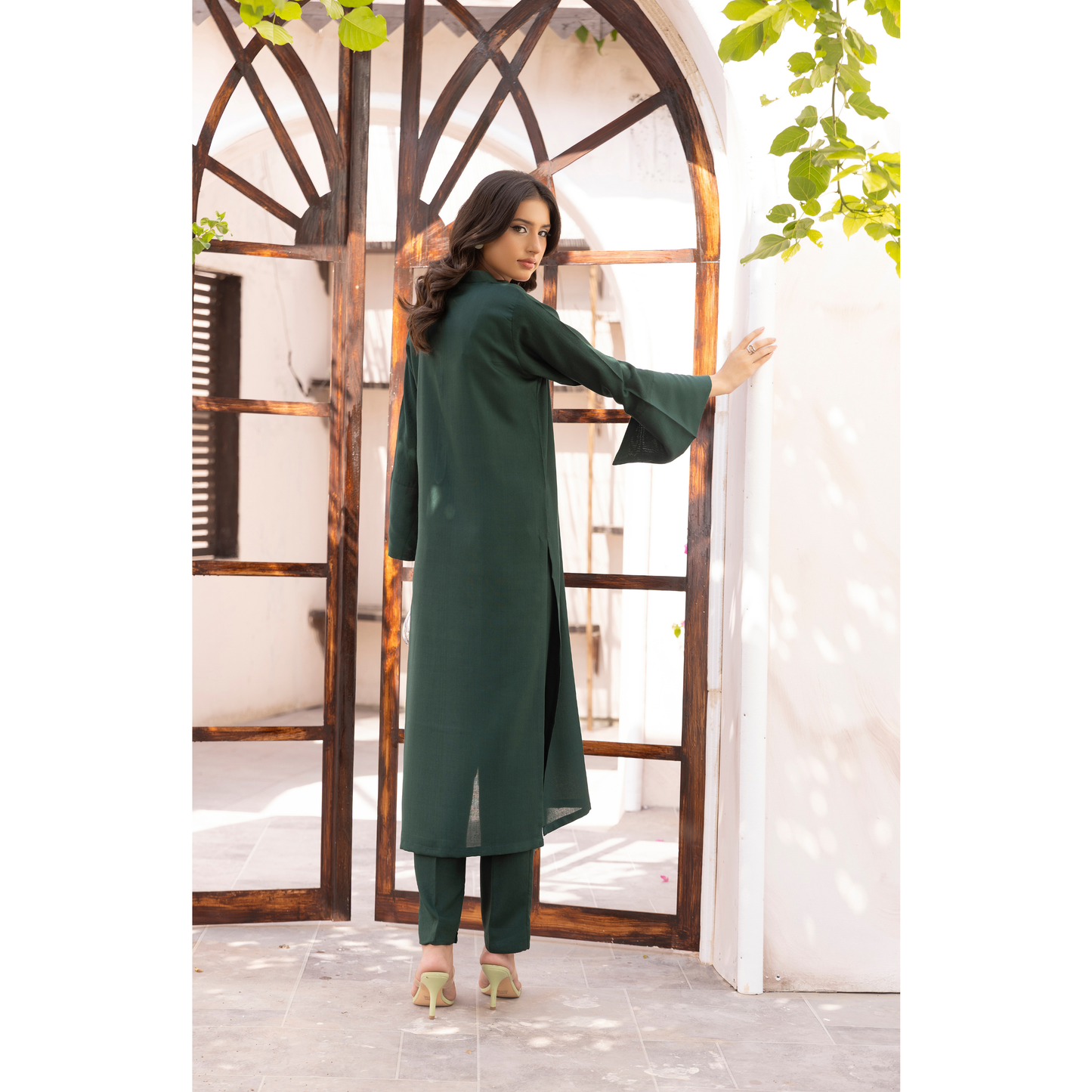 UMS-38 Lira by Simrans Dhanak Solid Co Ord Set