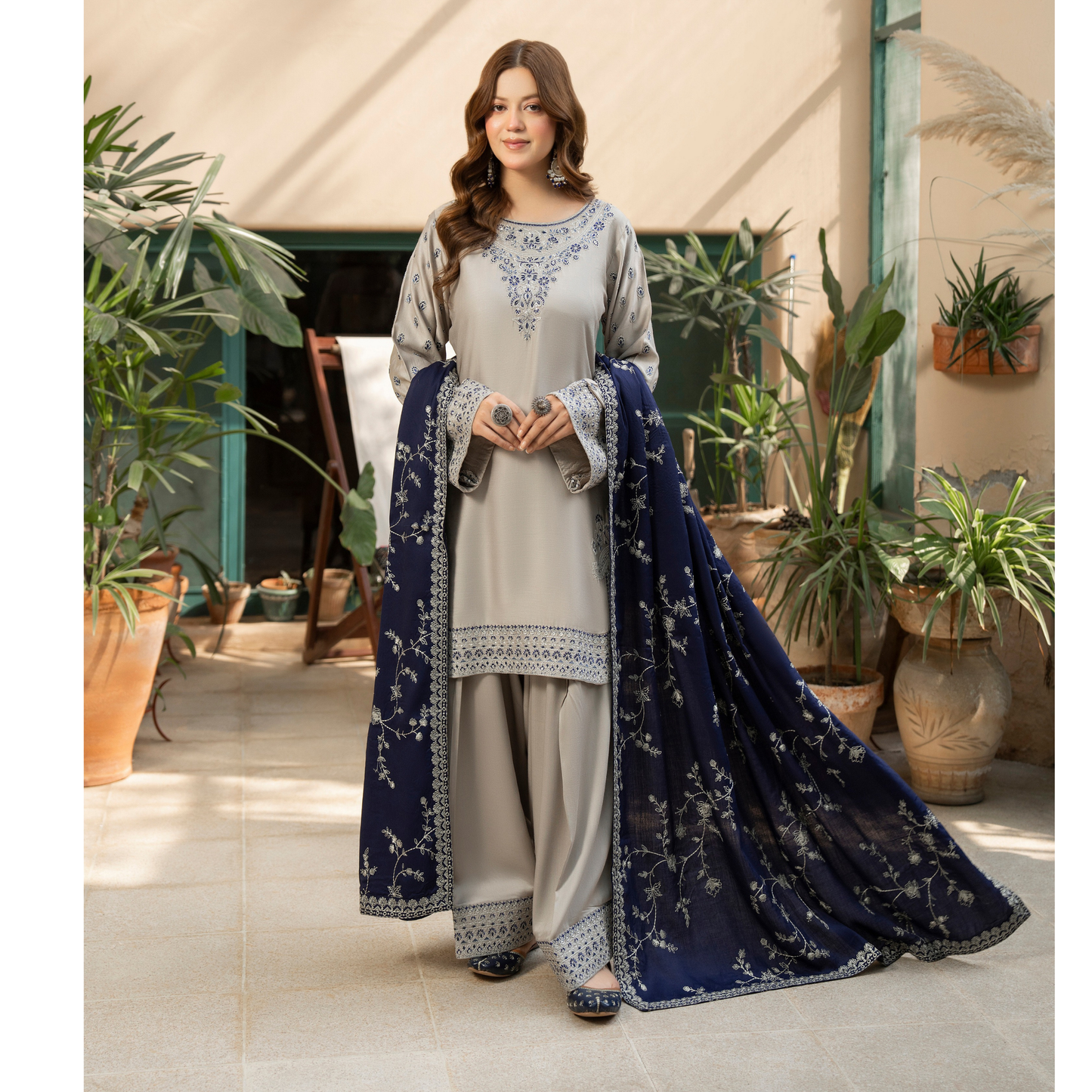 "Nigar" Kotrai Edition Luxury Embroidered 3 Piece by Karma Collection