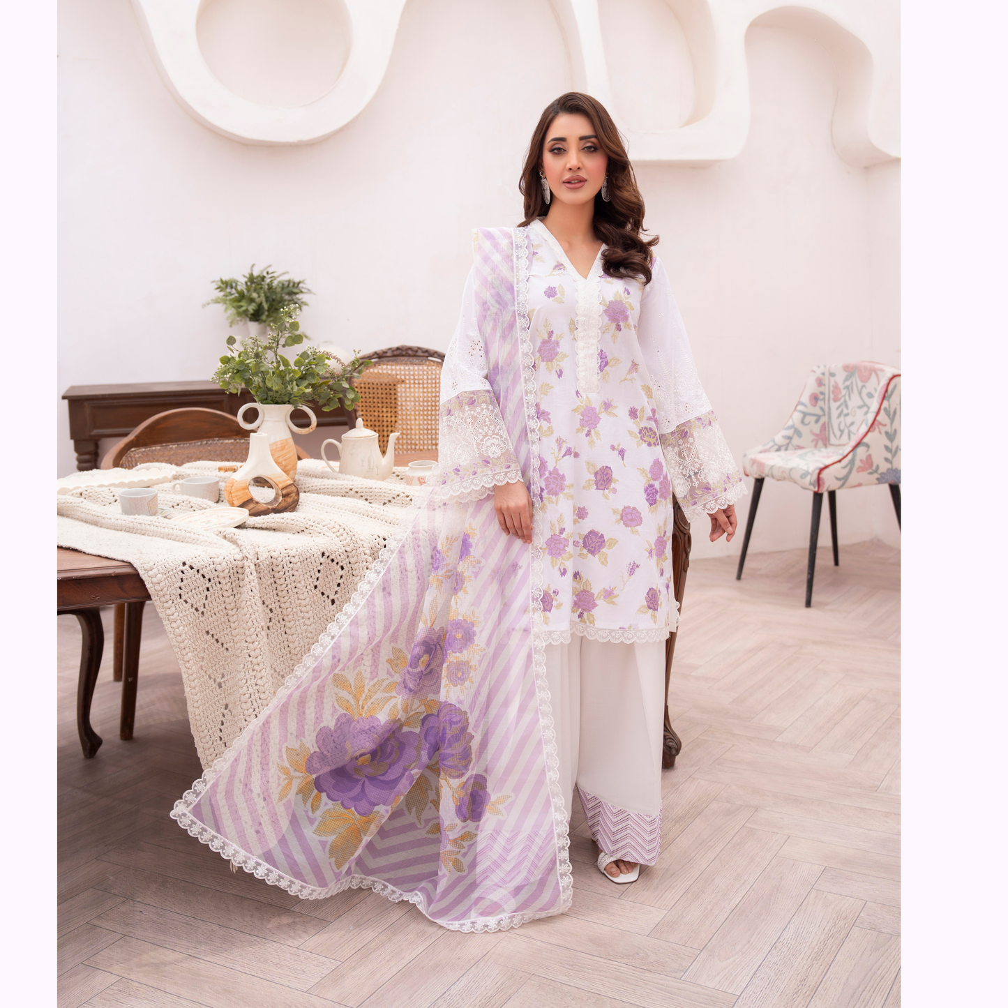 KC-1474 Luxury Trendy Farshi Shalwar Embroidered Collection | Ready to Wear | Karma Collection