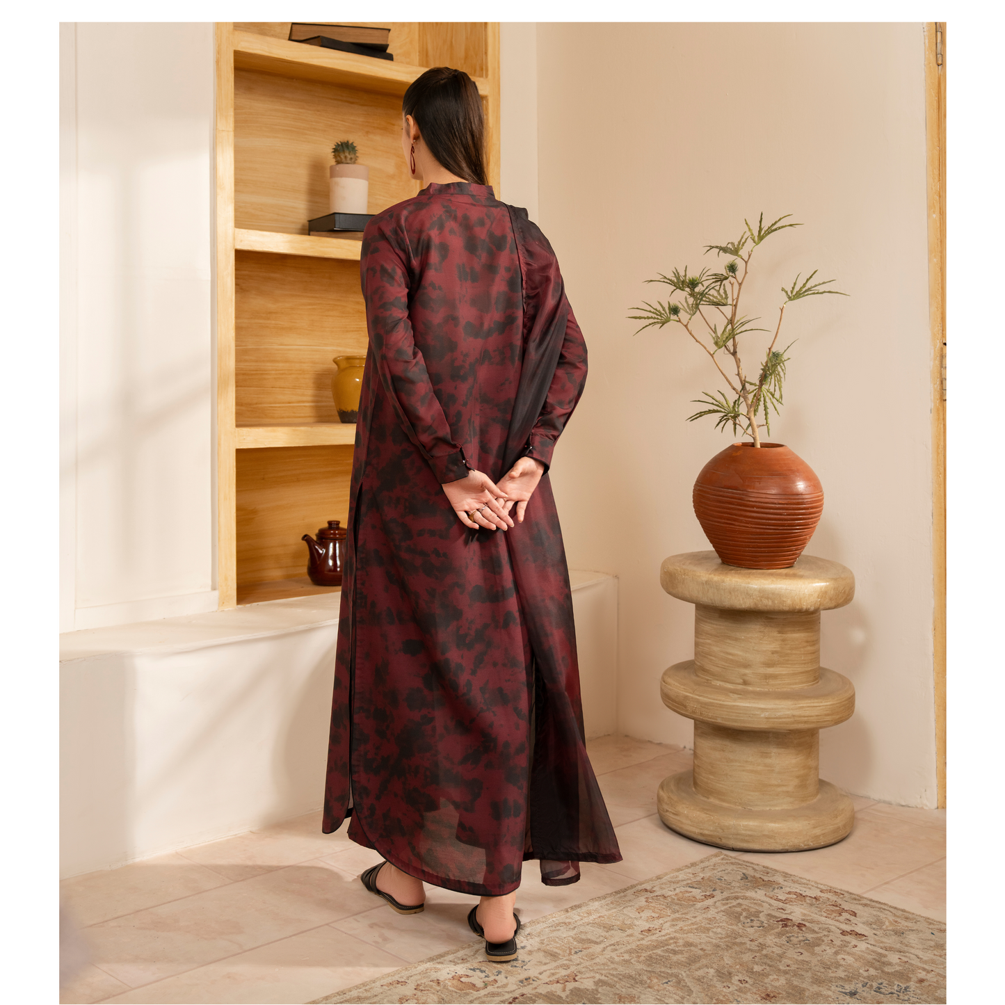 UCA-25 "Janaan" Viscose Silk 3 Pc Collection by Casuallite