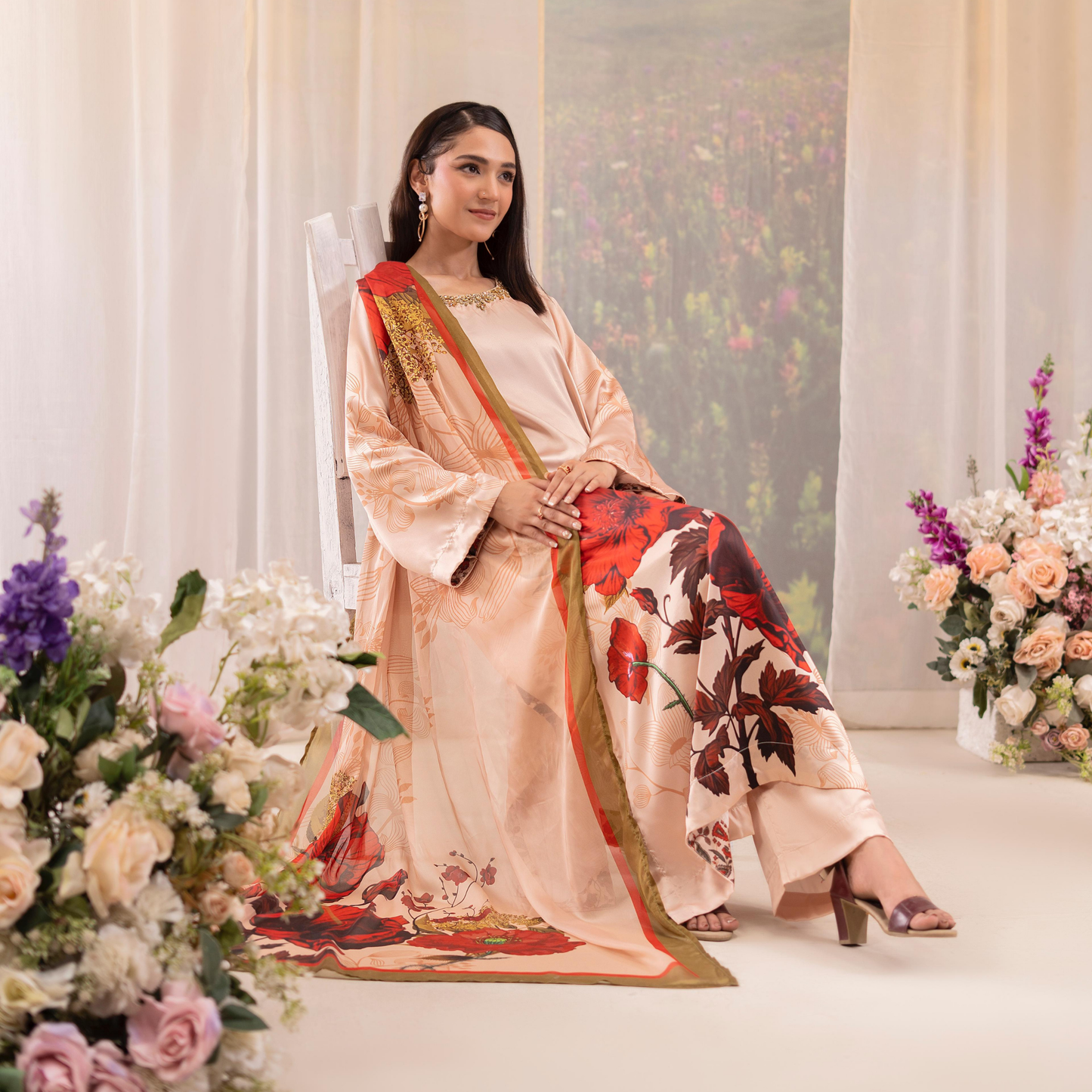 RA-20 3 Pc Printed Silk Collection |Ready to Wear | Raniya.h
