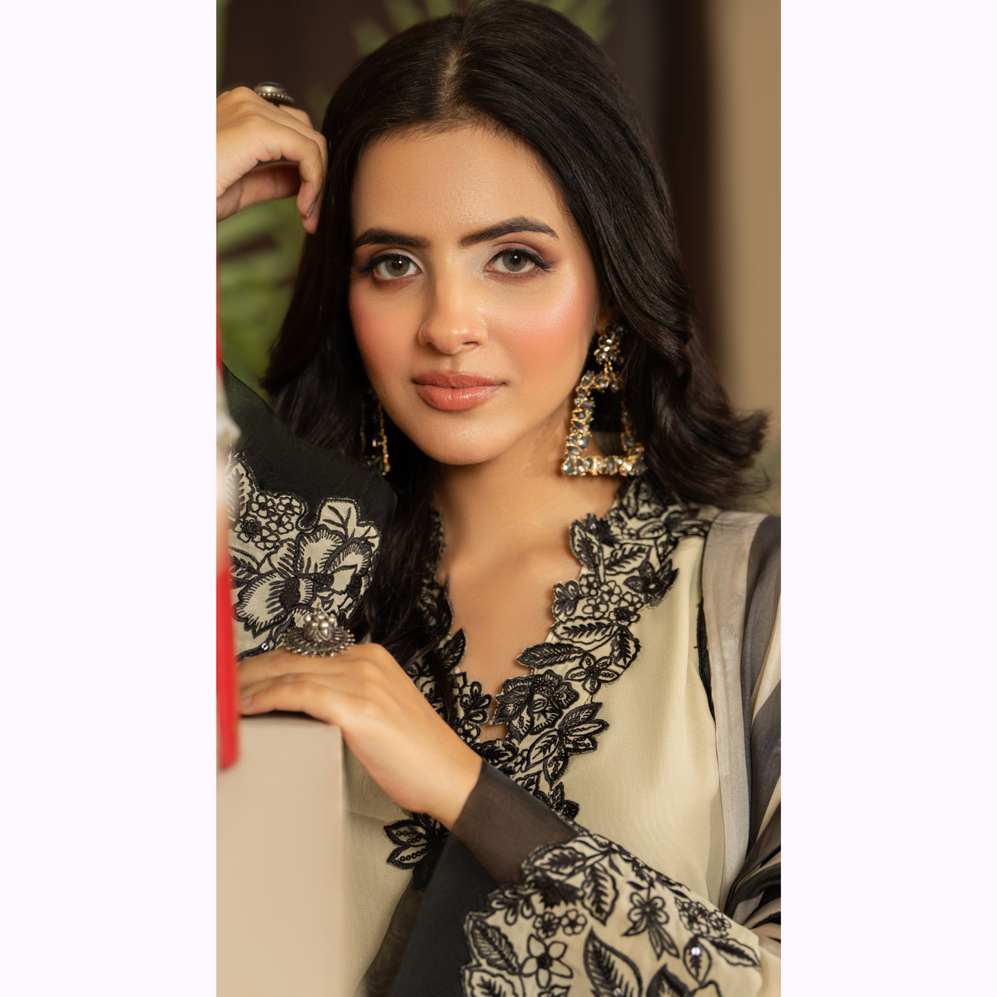 F-469 Embroidered Georgette Chiffon Collection by karma Collection