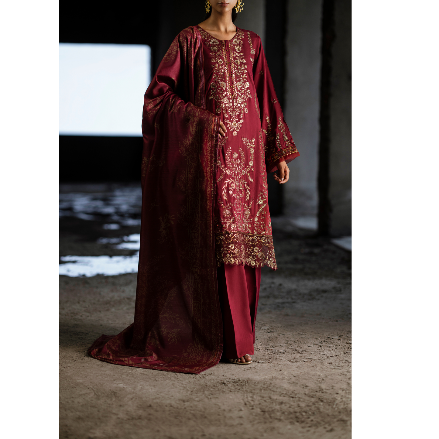 UCA-28 "Sham" Embroidered Silk Viscose Ready to Wear Collection by Casuallite