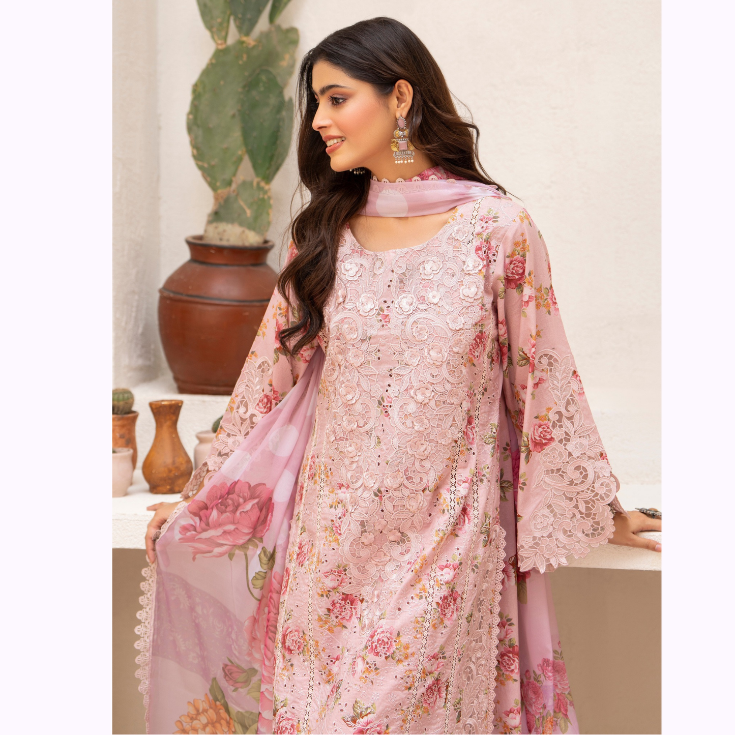 "Aina II" Embroidered Printed Lawn 3 Pc Collection by Karma Collection