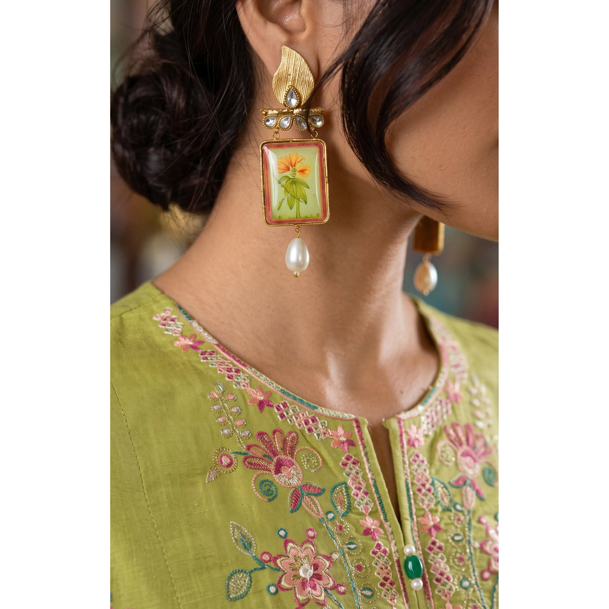 UCA-46 "Sakoon" Embroidered Cambric Cotton Pc Collection | Casuallite