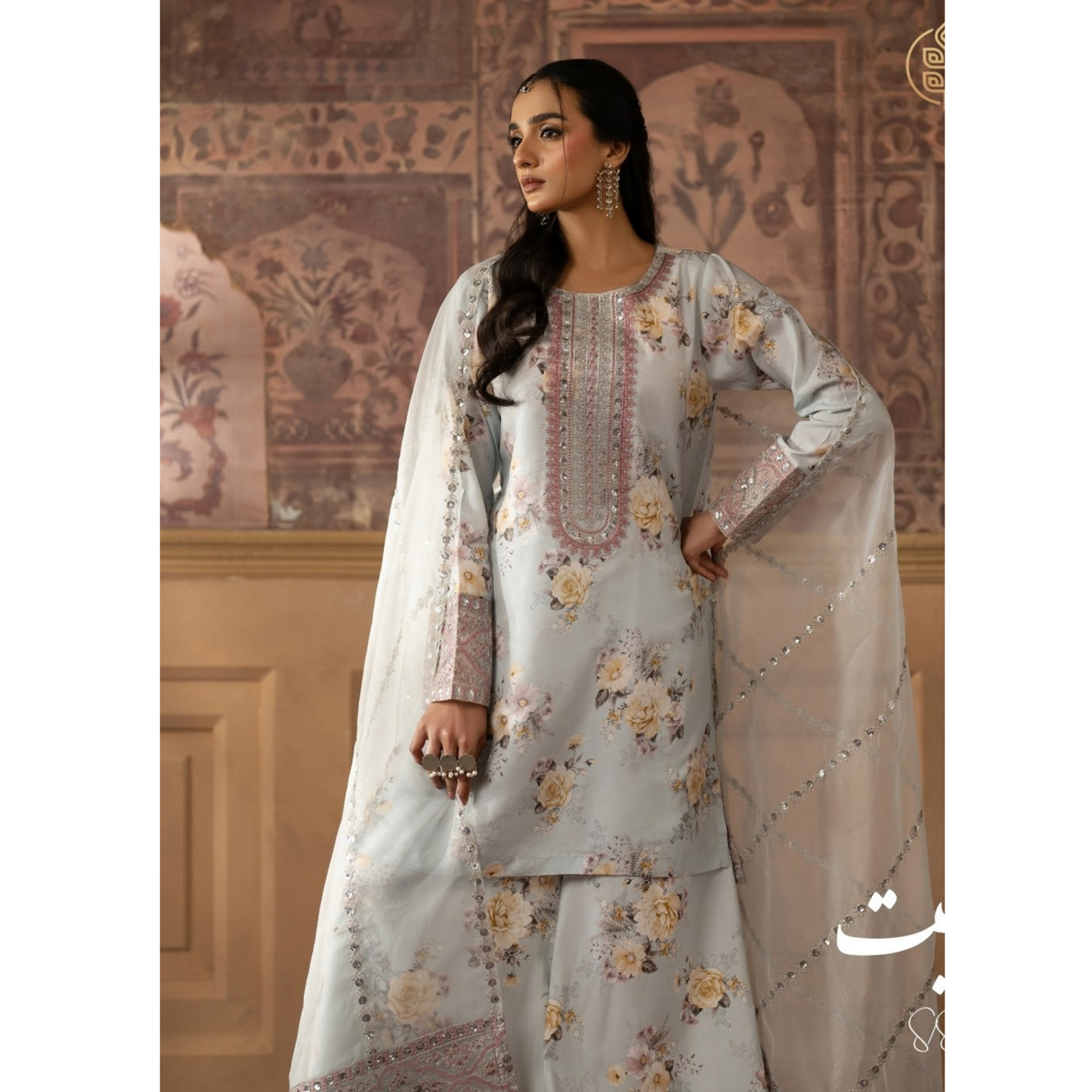 Luxury Embroidered Printed Cotton Silk Collection | Ready to Esra | Esra fashion