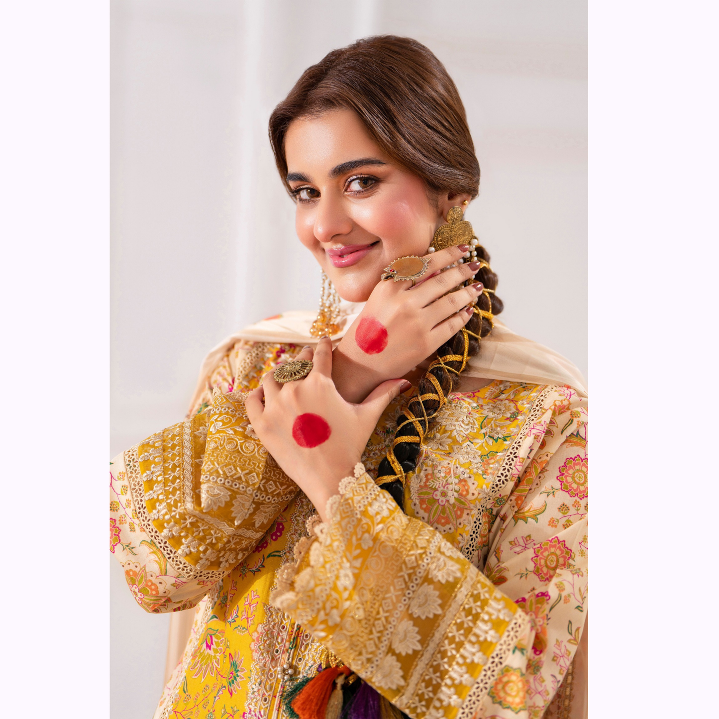 3 Pc Luxury Embroidered trendy Farshi Shalwar Collection | Eid Wear | karma collection