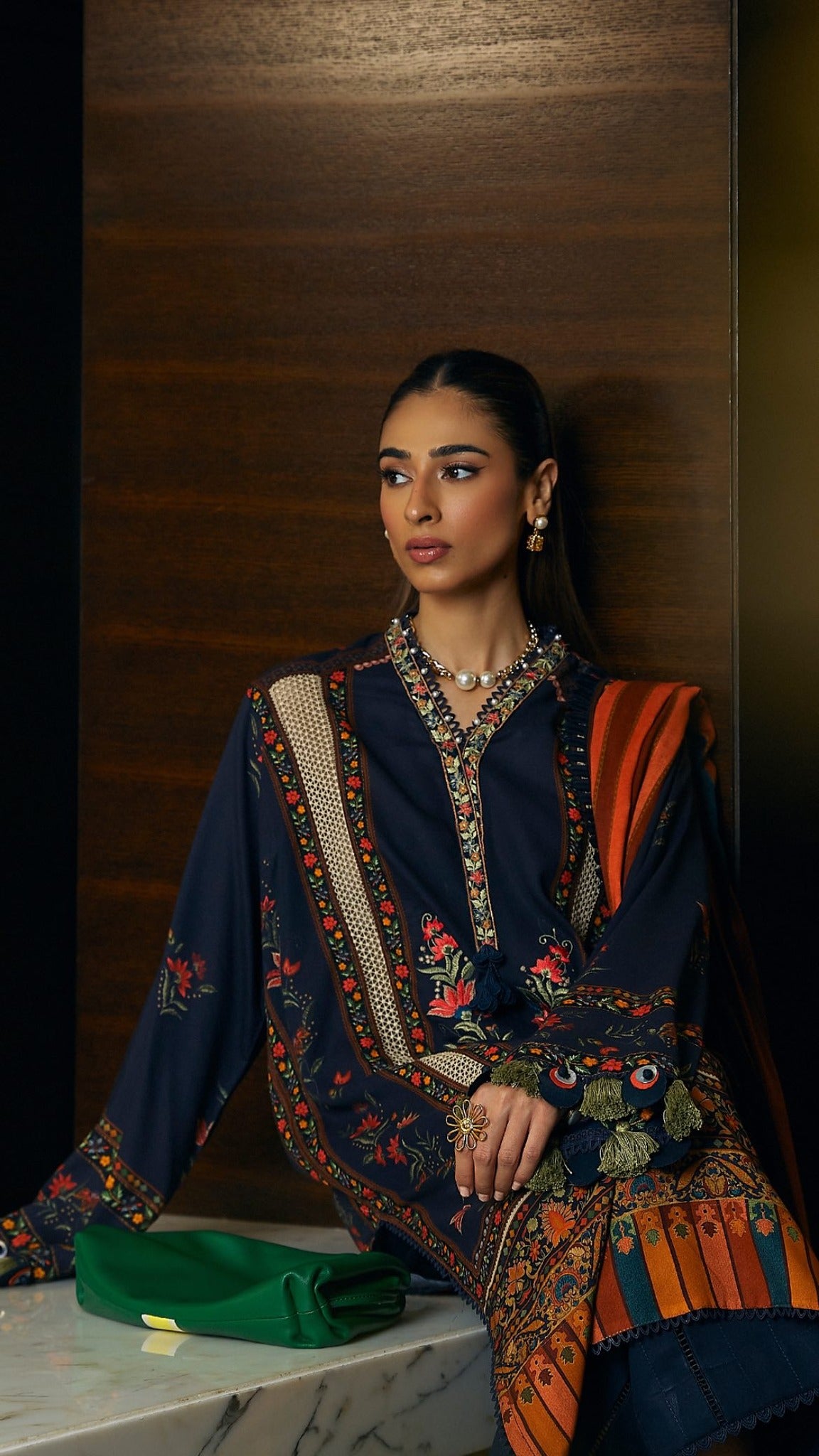 Muzlin By Sana Safinaz Stitched 3 Piece-Winter Collection