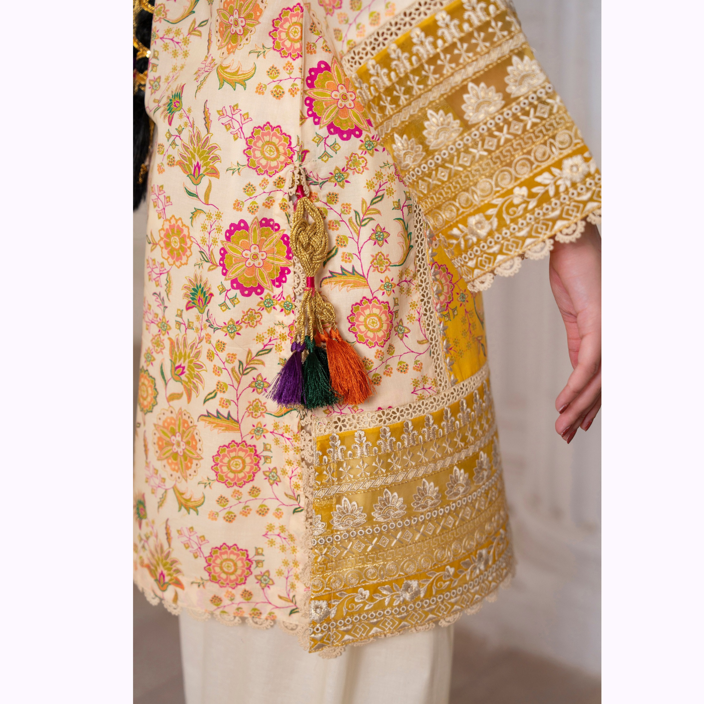 3 Pc Luxury Embroidered trendy Farshi Shalwar Collection | Eid Wear | karma collection