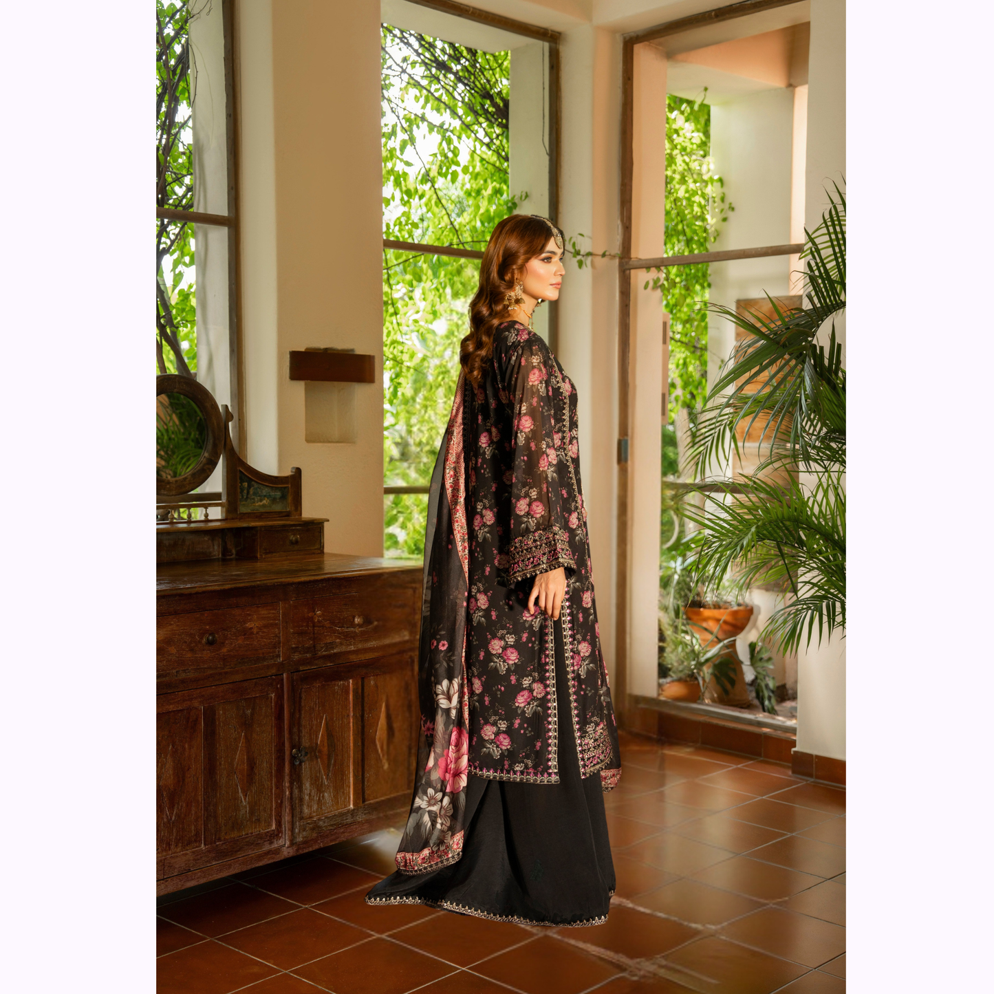 "Khumaar" Embroidered Georgette Collection by karma Collection Asian Wear Pakistani Dresses