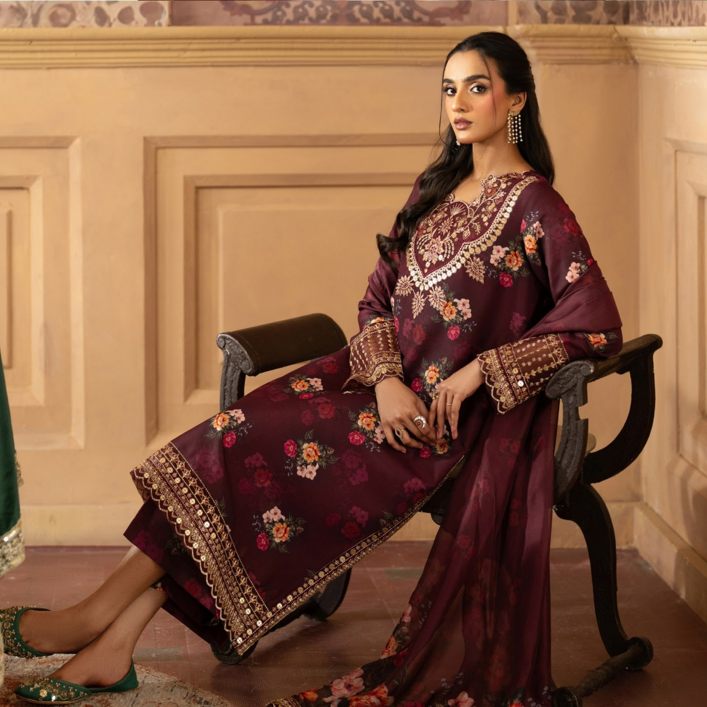 Luxury Embroidered Printed Cotton Silk Collection | Ready to Esra | Esra fashion