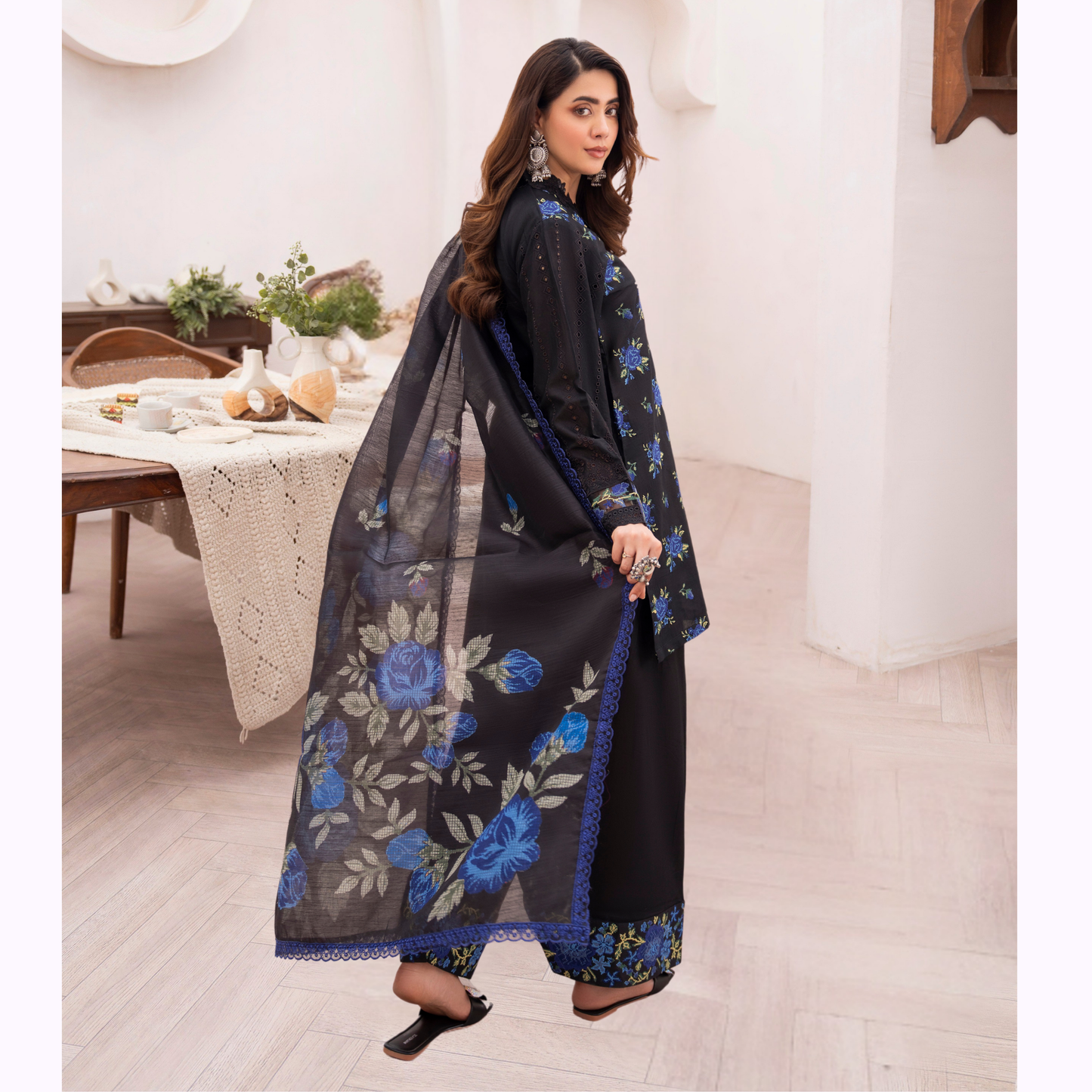 KC-1475 Luxury Trendy Farshi Shalwar Embroidered Collection | Ready to Wear | Karma Collection
