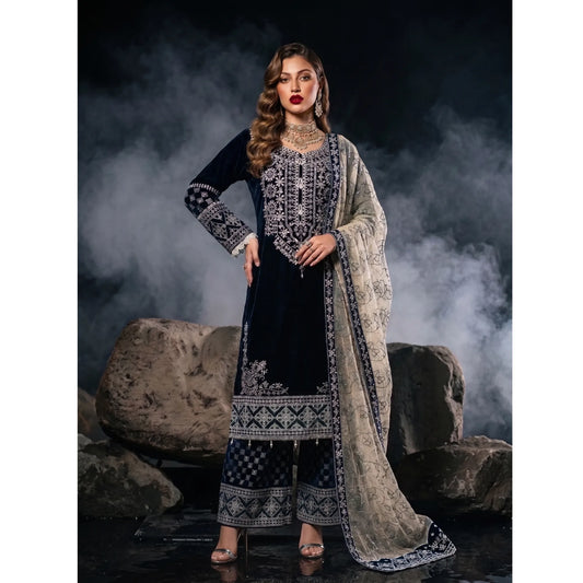 UA-323 Luxury Velvet Collection 3 Pc | Umnaa