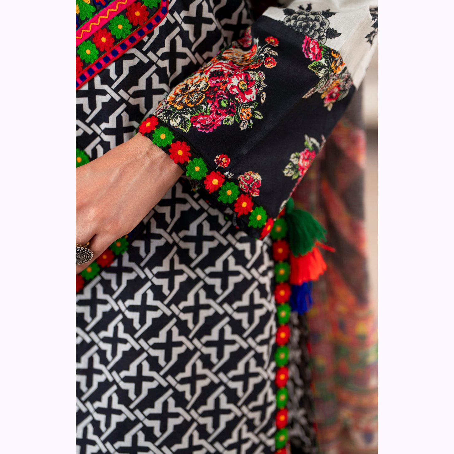 3 Pc Luxury Embroidered trendy Farshi Shalwar Collection | Eid Wear | karma collection