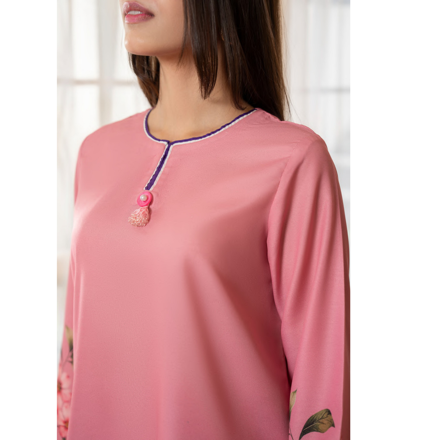 UCA-26 "Gul e Jana" Viscose Silk 3 Pc Collection by Casuallite