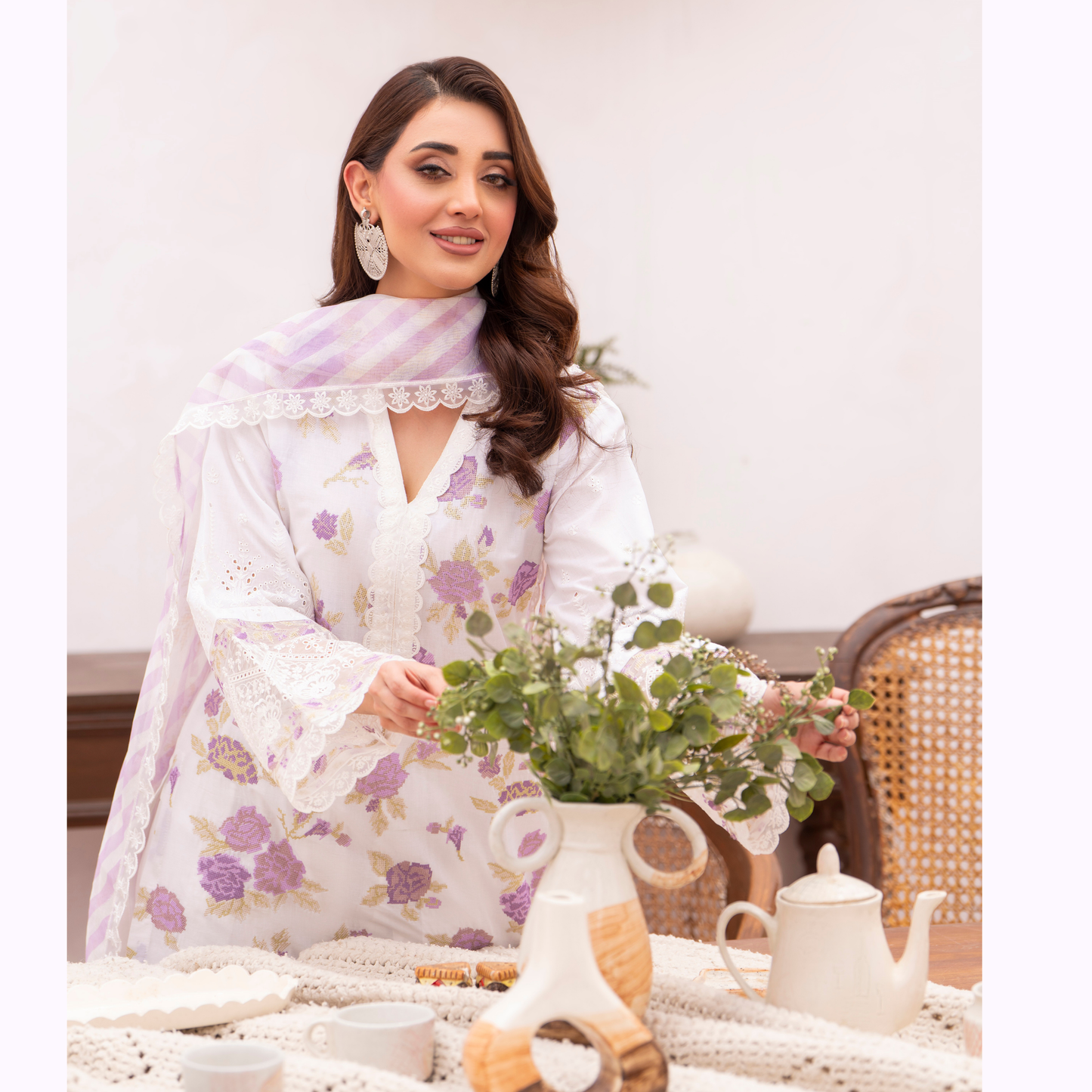KC-1474 Luxury Trendy Farshi Shalwar Embroidered Collection | Ready to Wear | Karma Collection