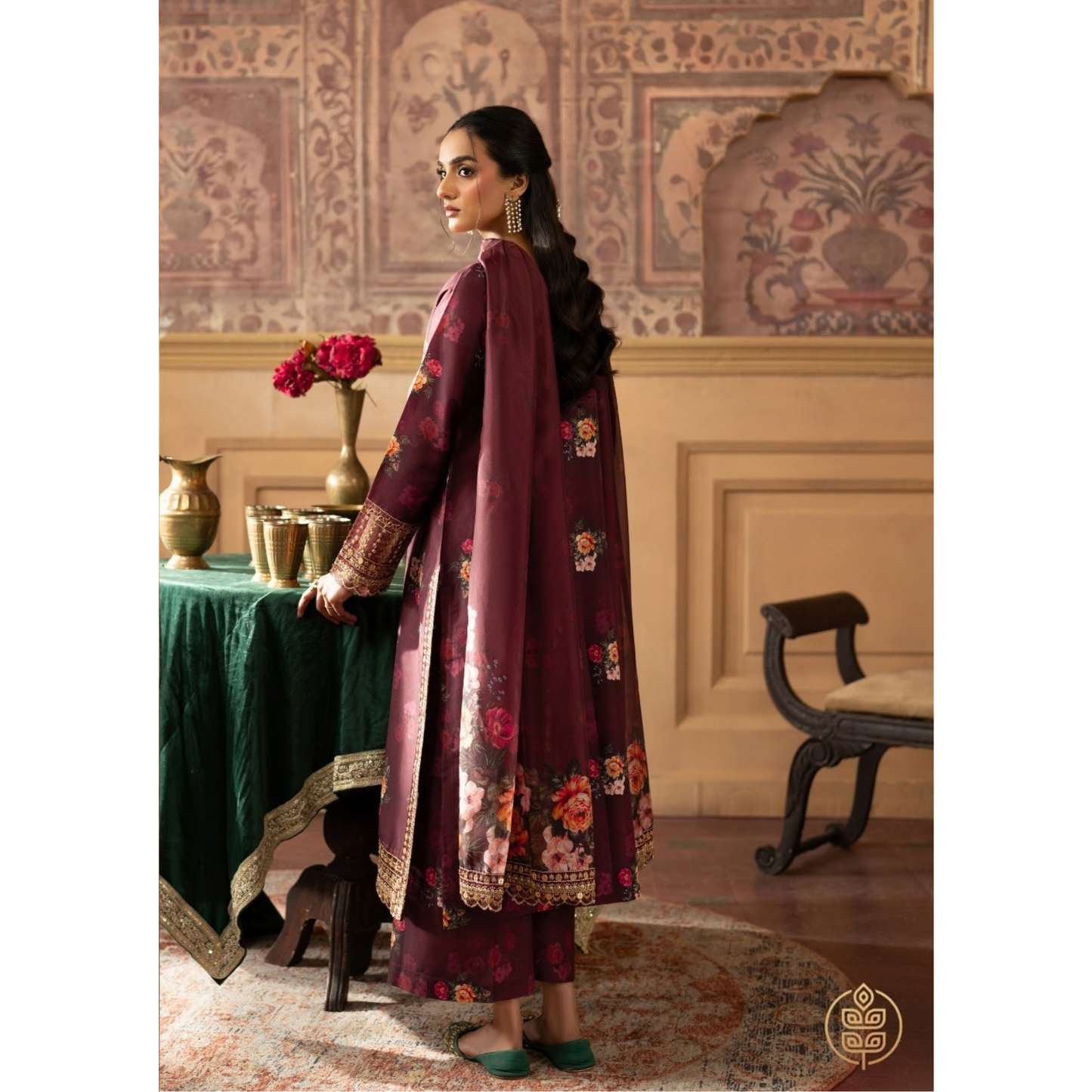 Luxury Embroidered Printed Cotton Silk Collection | Ready to Esra | Esra fashion