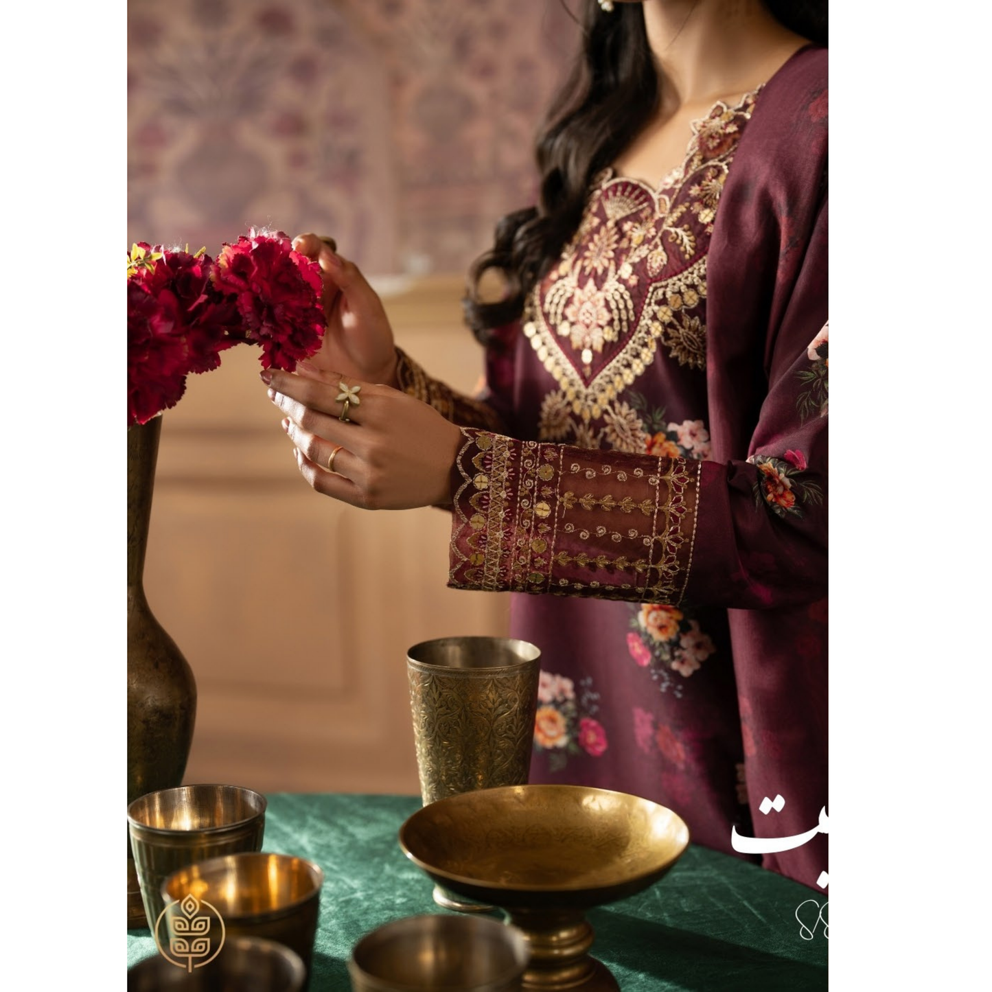 Luxury Embroidered Printed Cotton Silk Collection | Ready to Esra | Esra fashion