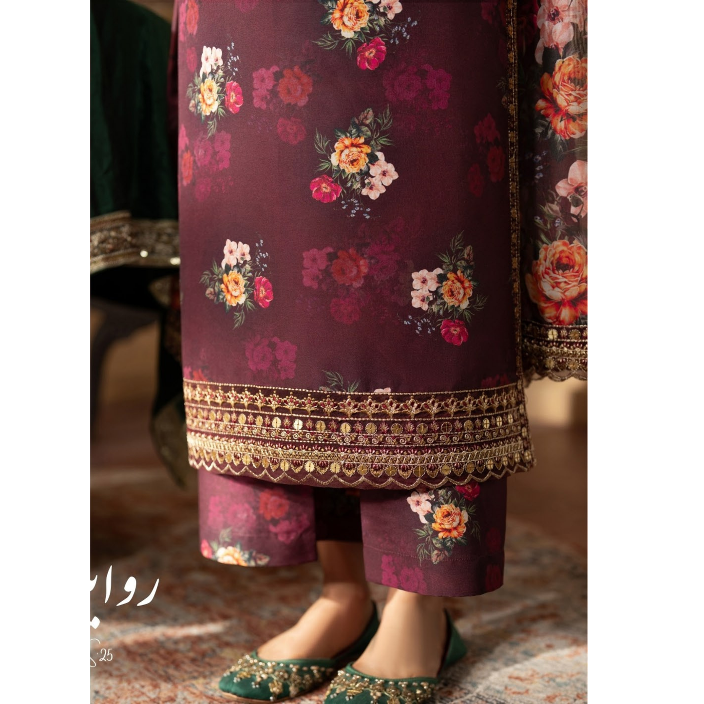Luxury Embroidered Printed Cotton Silk Collection | Ready to Esra | Esra fashion