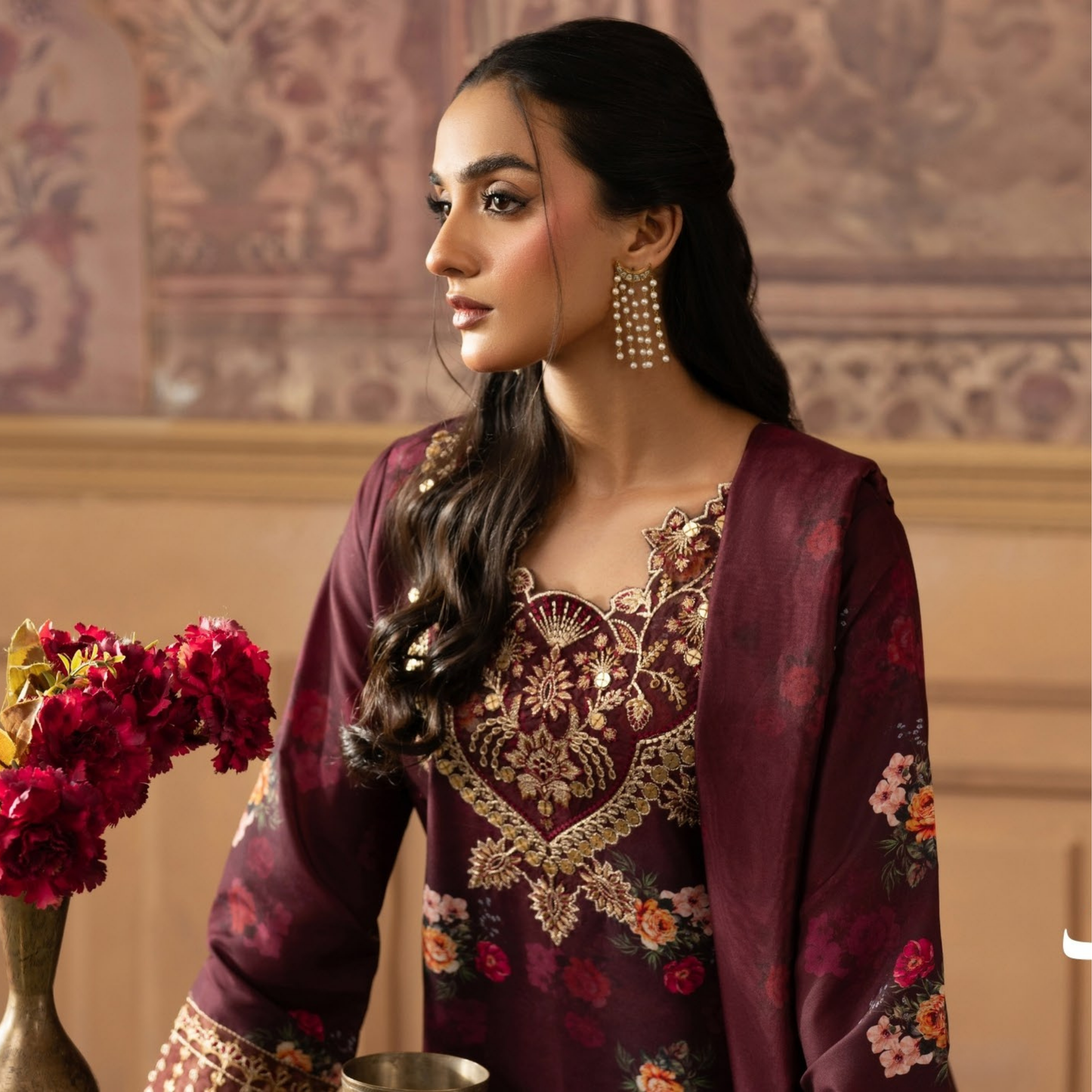 Luxury Embroidered Printed Cotton Silk Collection | Ready to Esra | Esra fashion