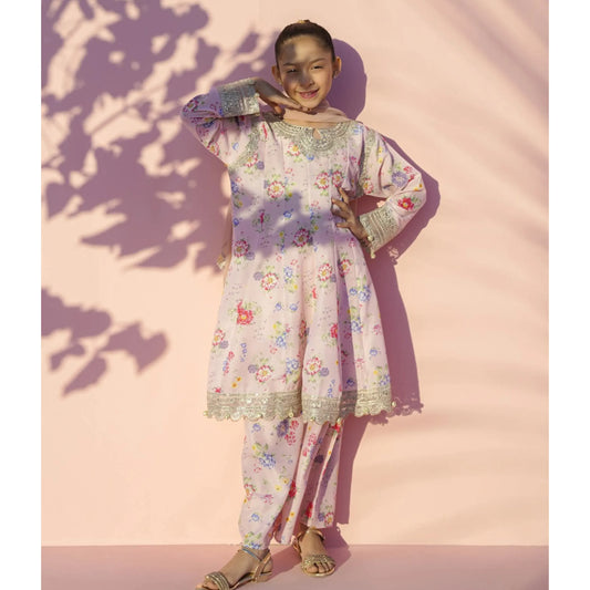 UN-01 Embroidered Printed Festive Kids Collection by Naubahar | Ready to Wear Pakistani Asian clothes