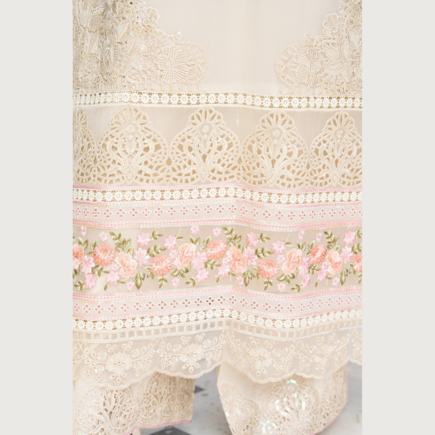 3 Piece Luxury Chiffon Ready to Wear Collection | karma Collection UMKC0902