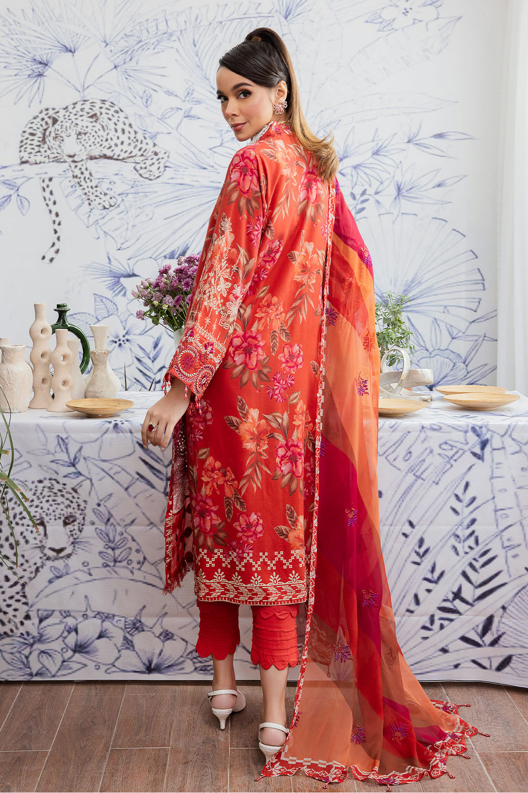 NSG-132 (3 PC ) SLUB LINEN COLLECTION-NUREH