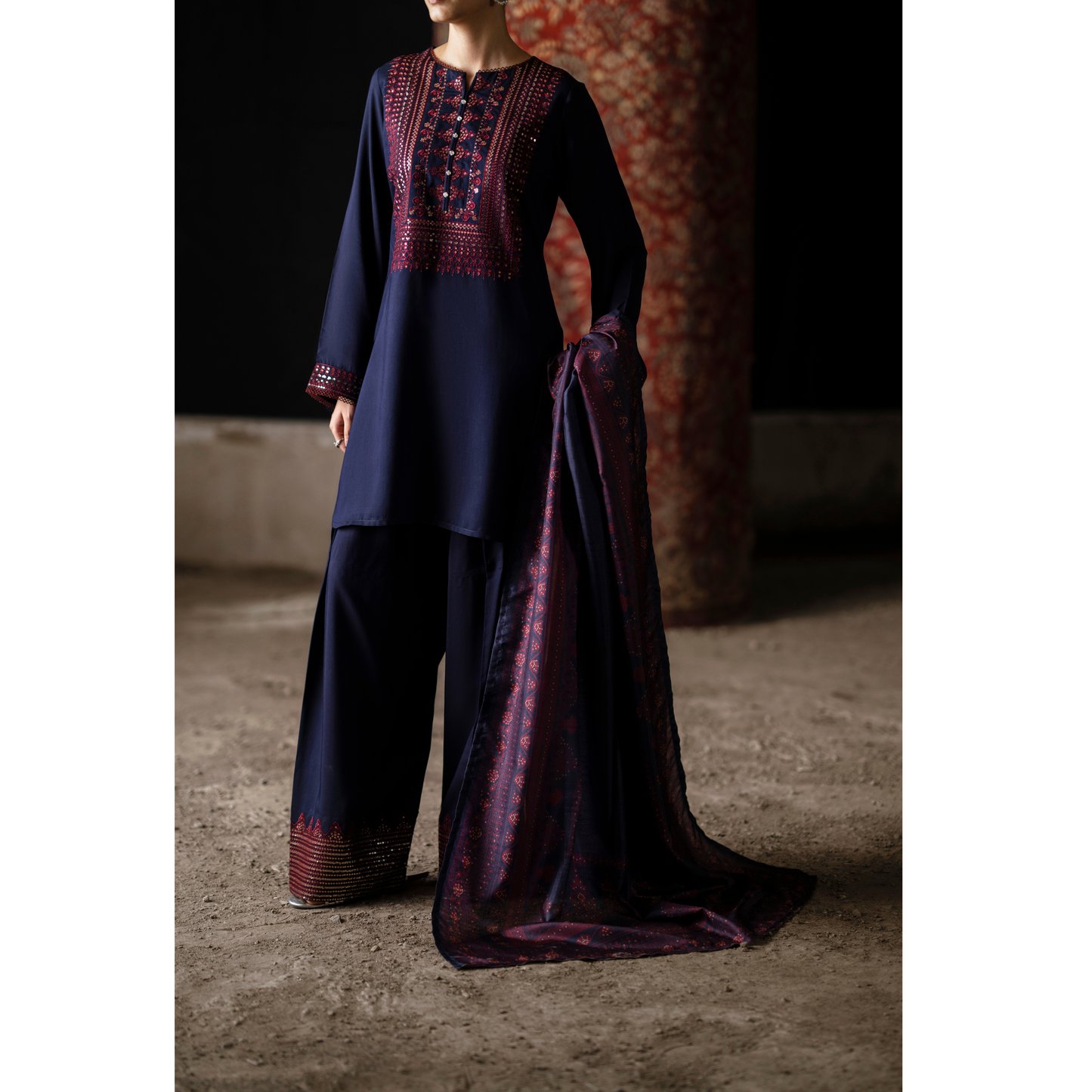 UCA-28 "Sham" Embroidered Silk Viscose Ready to Wear Collection by Casuallite