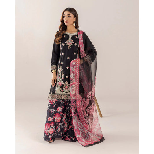 UTT-18 VOL 4 Embroidered Printed Linen Festive Collection by Traditional Thread