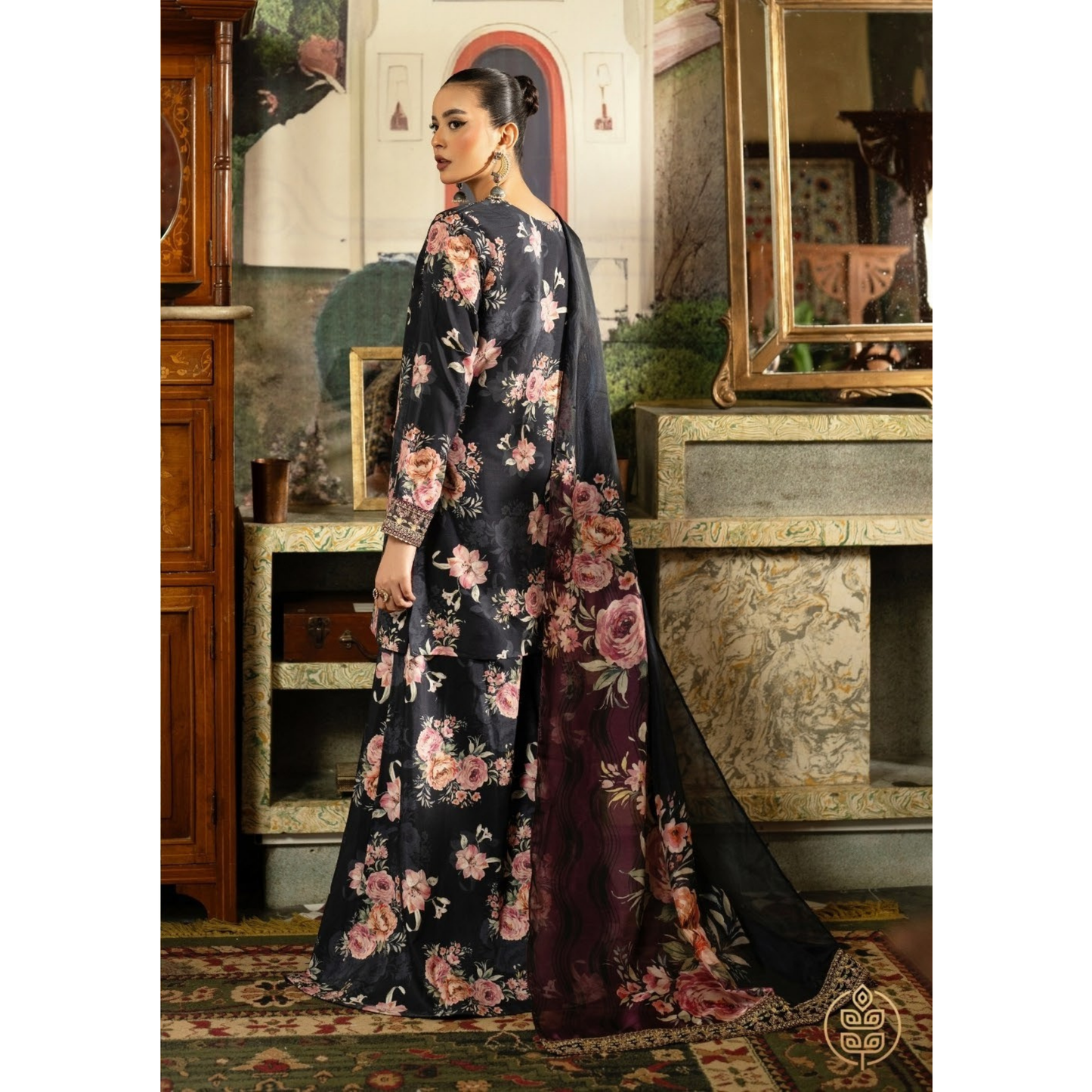Luxury Embroidered Printed Cotton Silk Collection | Ready to Esra | Esra fashion