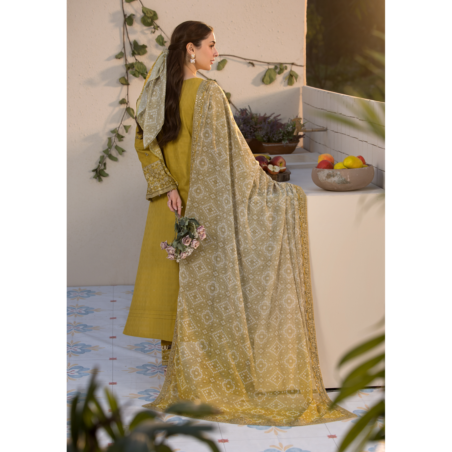 UAL-02 3 Pc Cotton Jacquard Ready to Wear Collection | Simrans