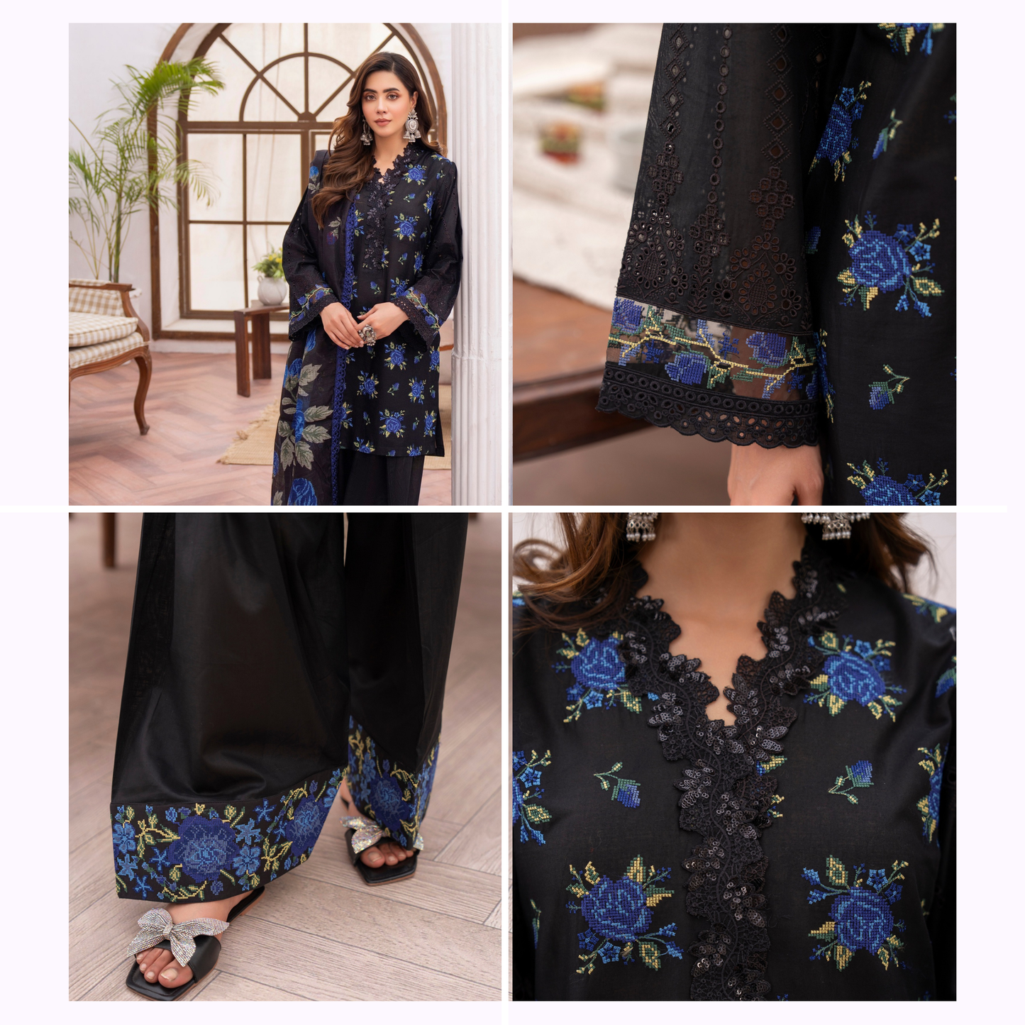 KC-1475 Luxury Trendy Farshi Shalwar Embroidered Collection | Ready to Wear | Karma Collection