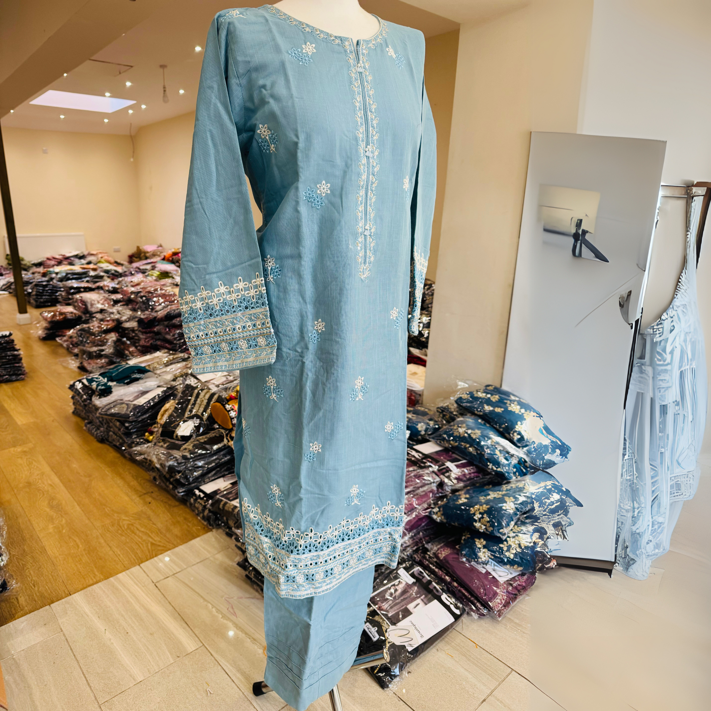 2 Pc Embroidered Khaddar Co-Ord Set | Ready to wear| Hayats