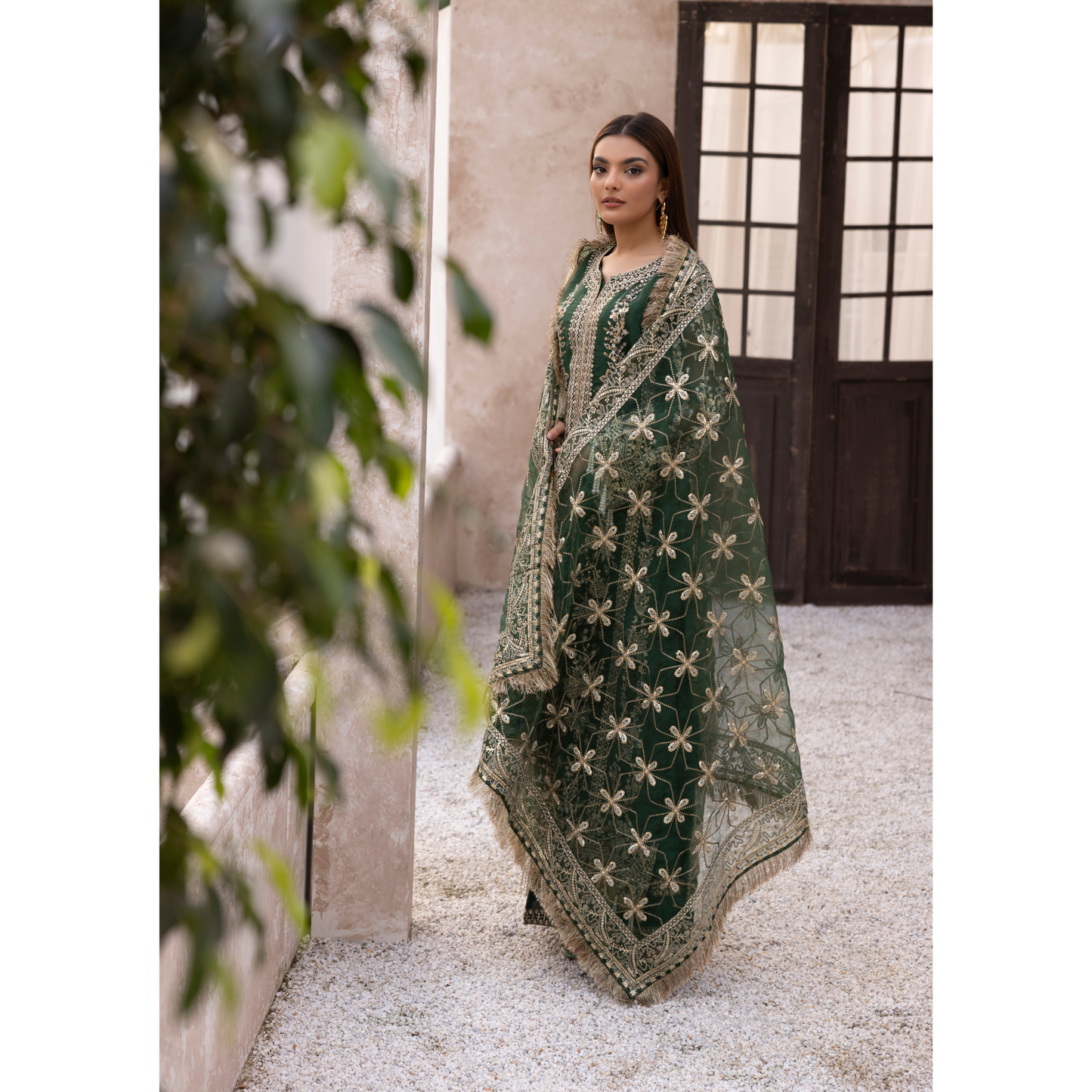 UMS-30 "Nureh" by Simrans 3 Pc Ready to Wear Pakistani Festive Collection