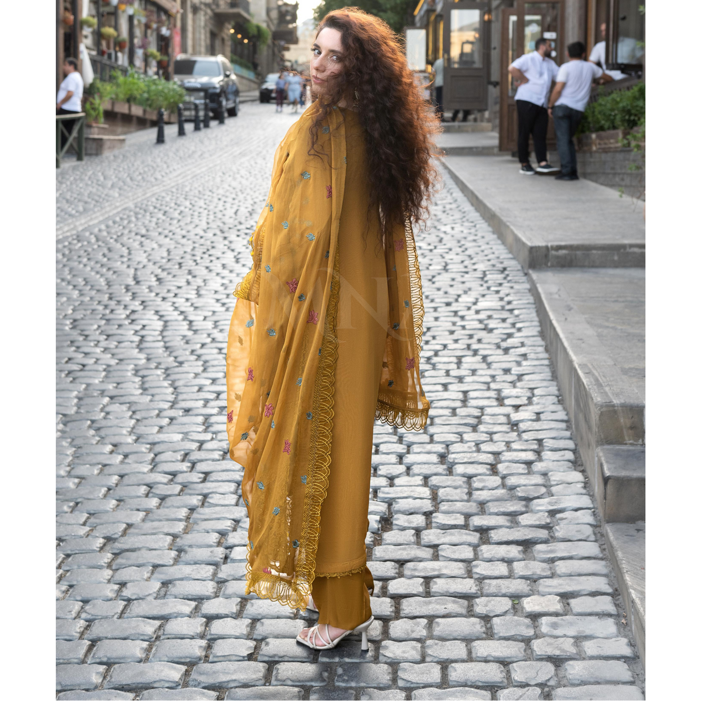 UA-114 Luxury Embroidered Chiffon Collection | Ready to Wear | Umnaa