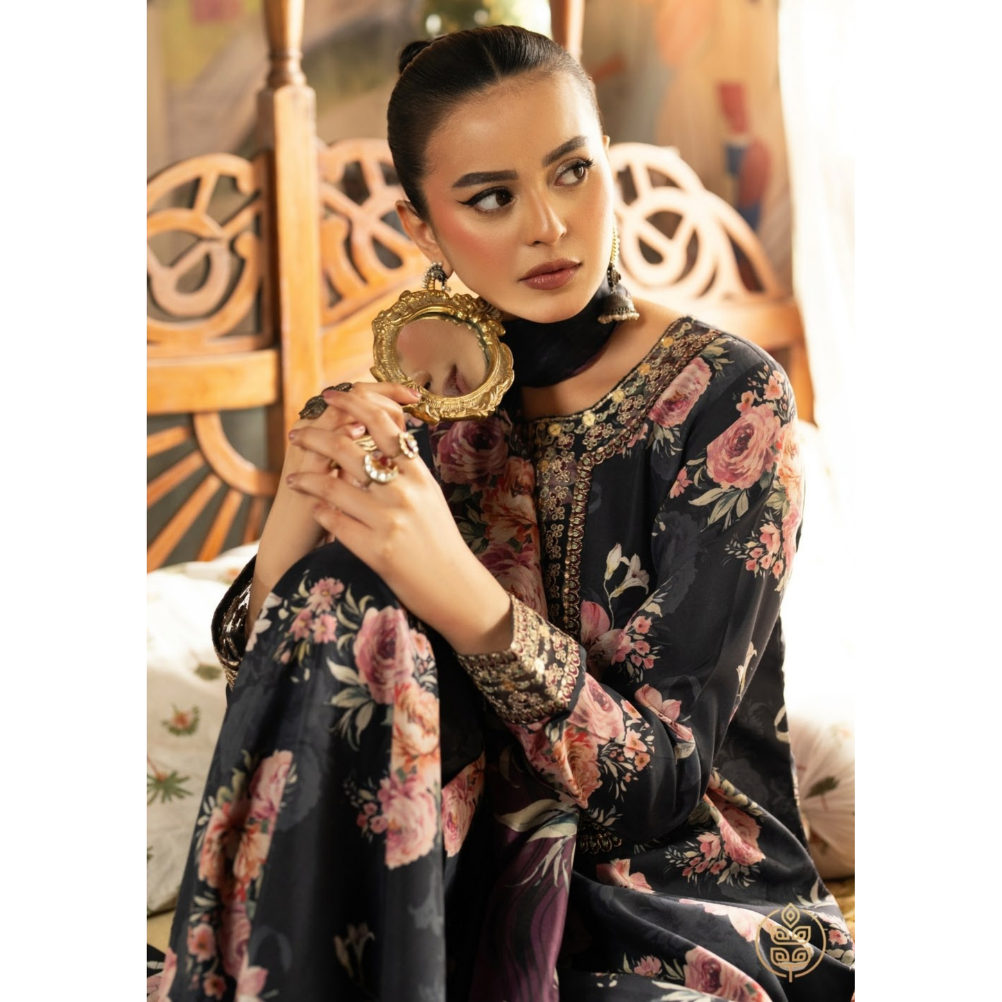 Luxury Embroidered Printed Cotton Silk Collection | Ready to Esra | Esra fashion