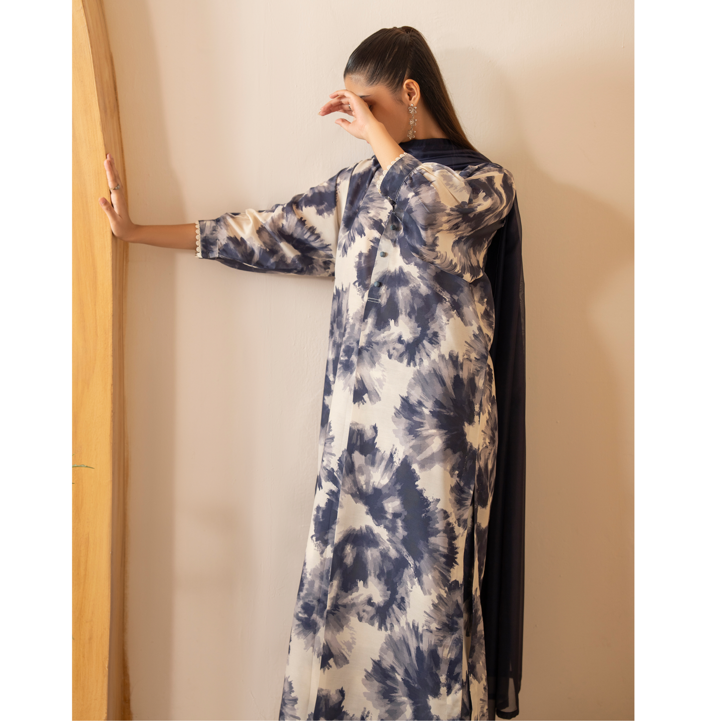 UCA-25 "Janaan" Viscose Silk 3 Pc Collection by Casuallite