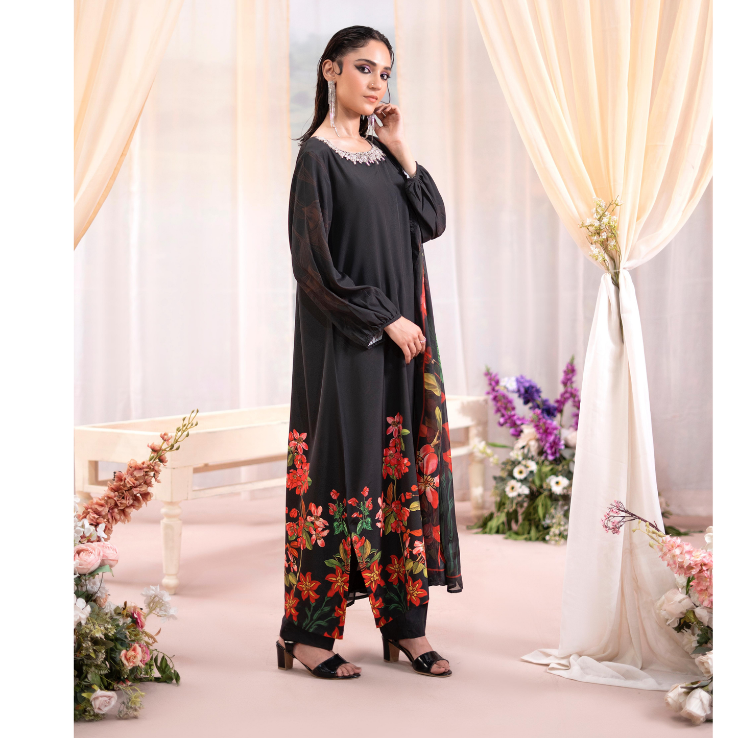 RA-20 3 Pc Printed Silk Collection |Ready to Wear | Raniya.h