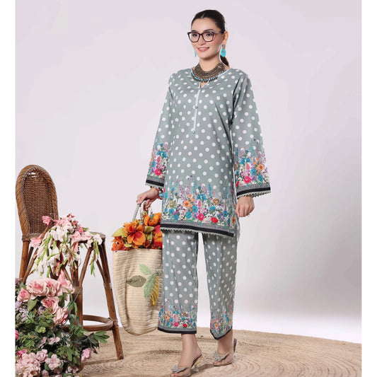 USN-18 Daily Pret Vol'8 Printed Lawn Co-Ords Set by Saphron