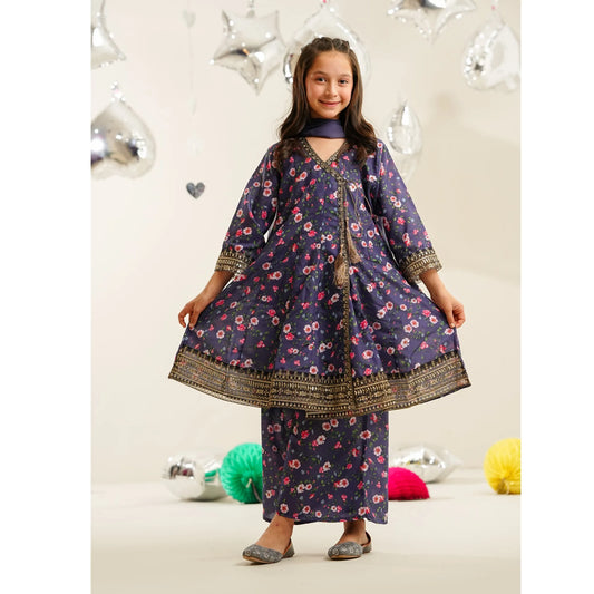 UN-01 Embroidered Printed Festive Kids Collection by Naubahar | Ready to Wear Pakistani Asian clothes