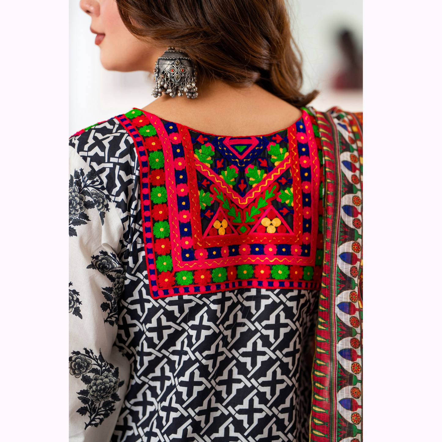 3 Pc Luxury Embroidered trendy Farshi Shalwar Collection | Eid Wear | karma collection