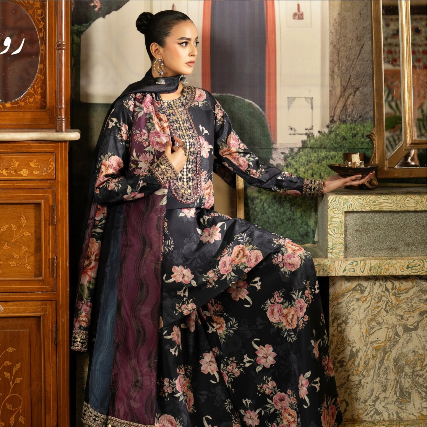 Luxury Embroidered Printed Cotton Silk Collection | Ready to Esra | Esra fashion