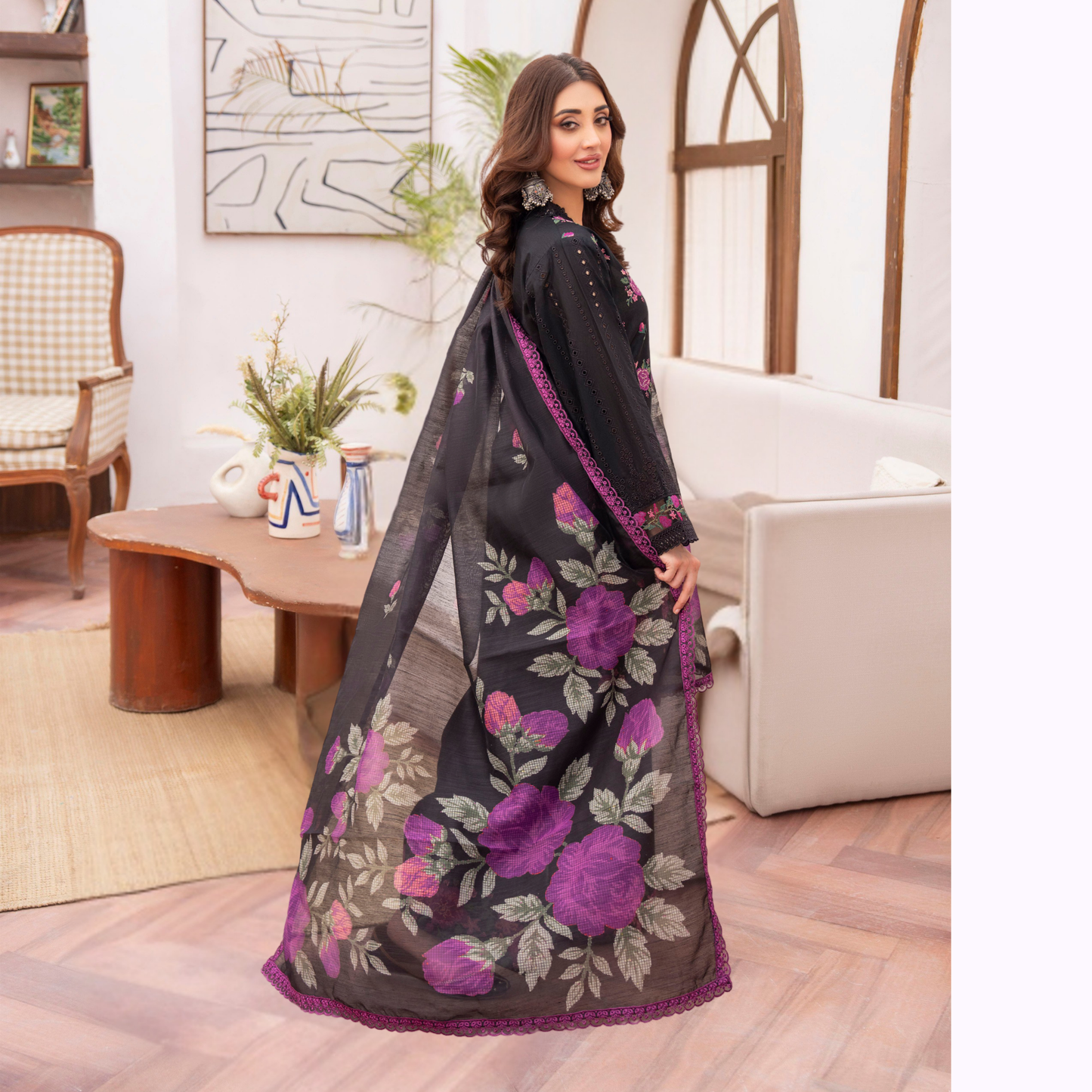 KC-1475 Luxury Trendy Farshi Shalwar Embroidered Collection | Ready to Wear | Karma Collection