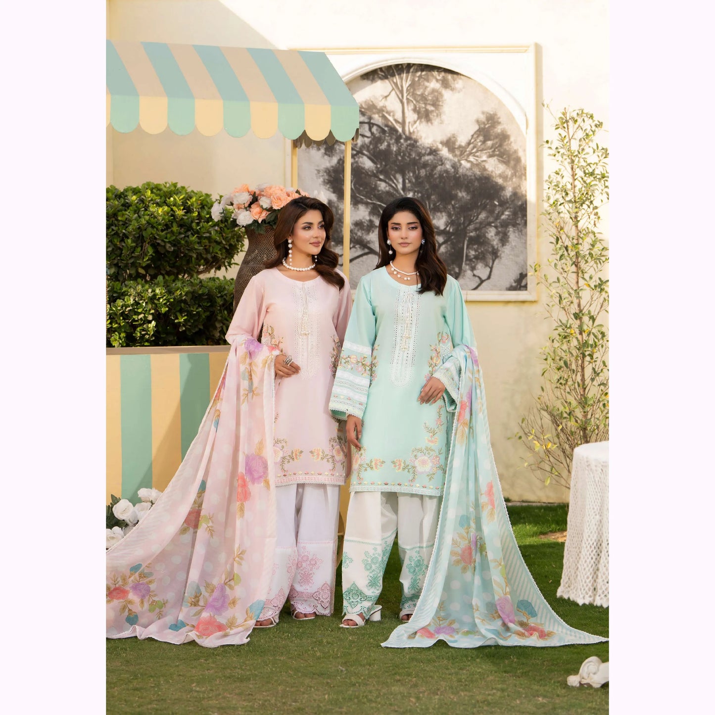 KC-1561 "Ferisha" Embroidered Festive Collection by Karma Collection