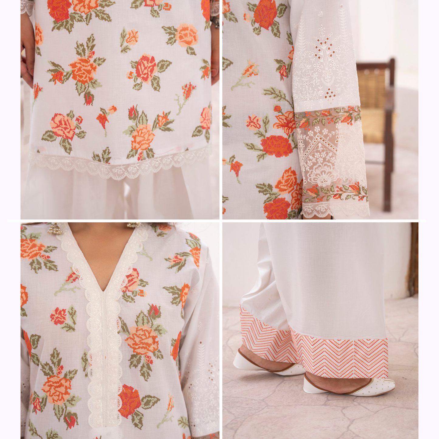 KC-1474 Luxury Trendy Farshi Shalwar Embroidered Collection | Ready to Wear | Karma Collection