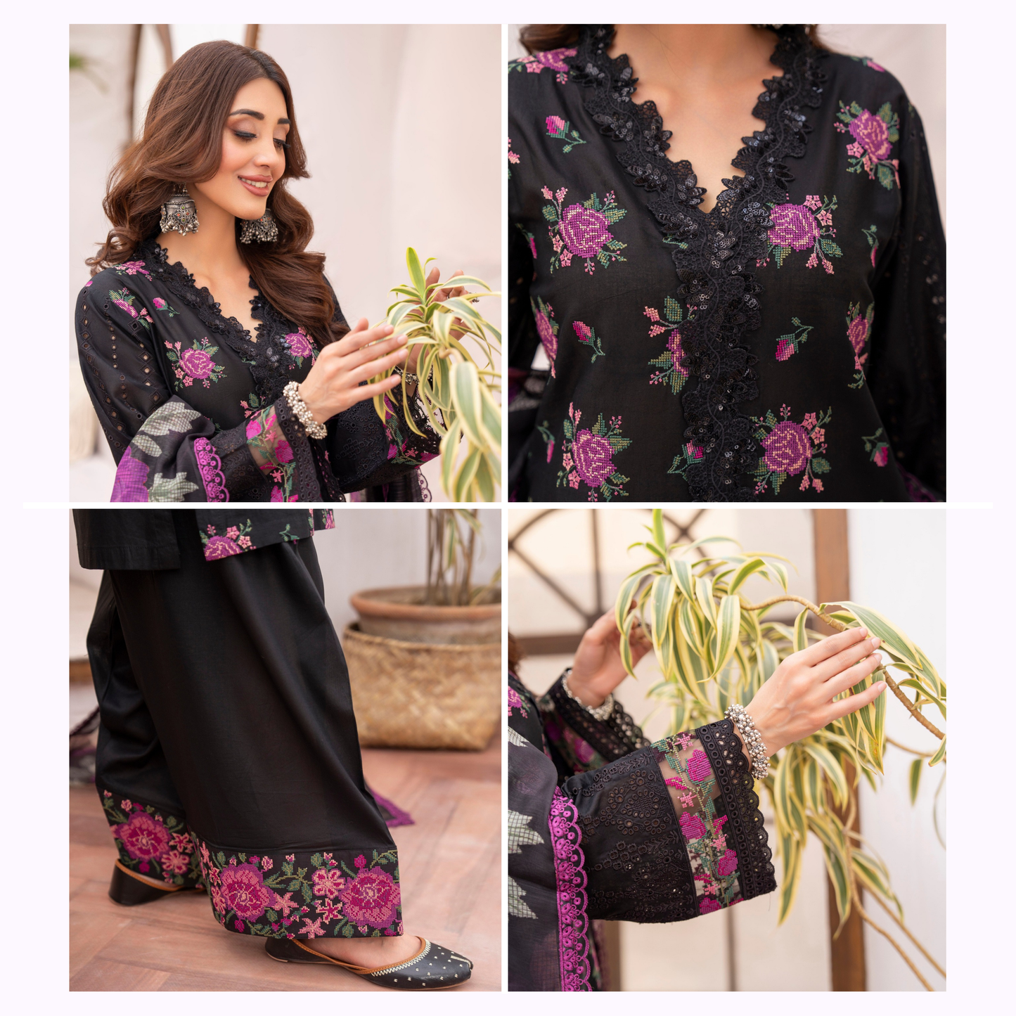 KC-1475 Luxury Trendy Farshi Shalwar Embroidered Collection | Ready to Wear | Karma Collection